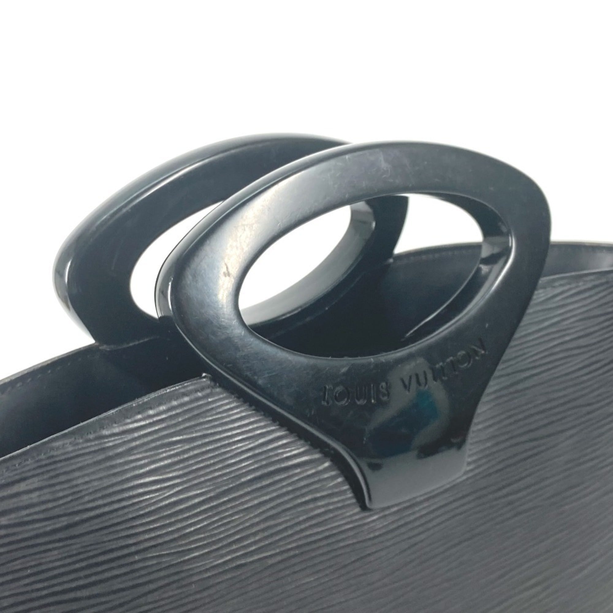Louis Vuitton Black Noir Epi Leather Handbag (Pre-Owned)