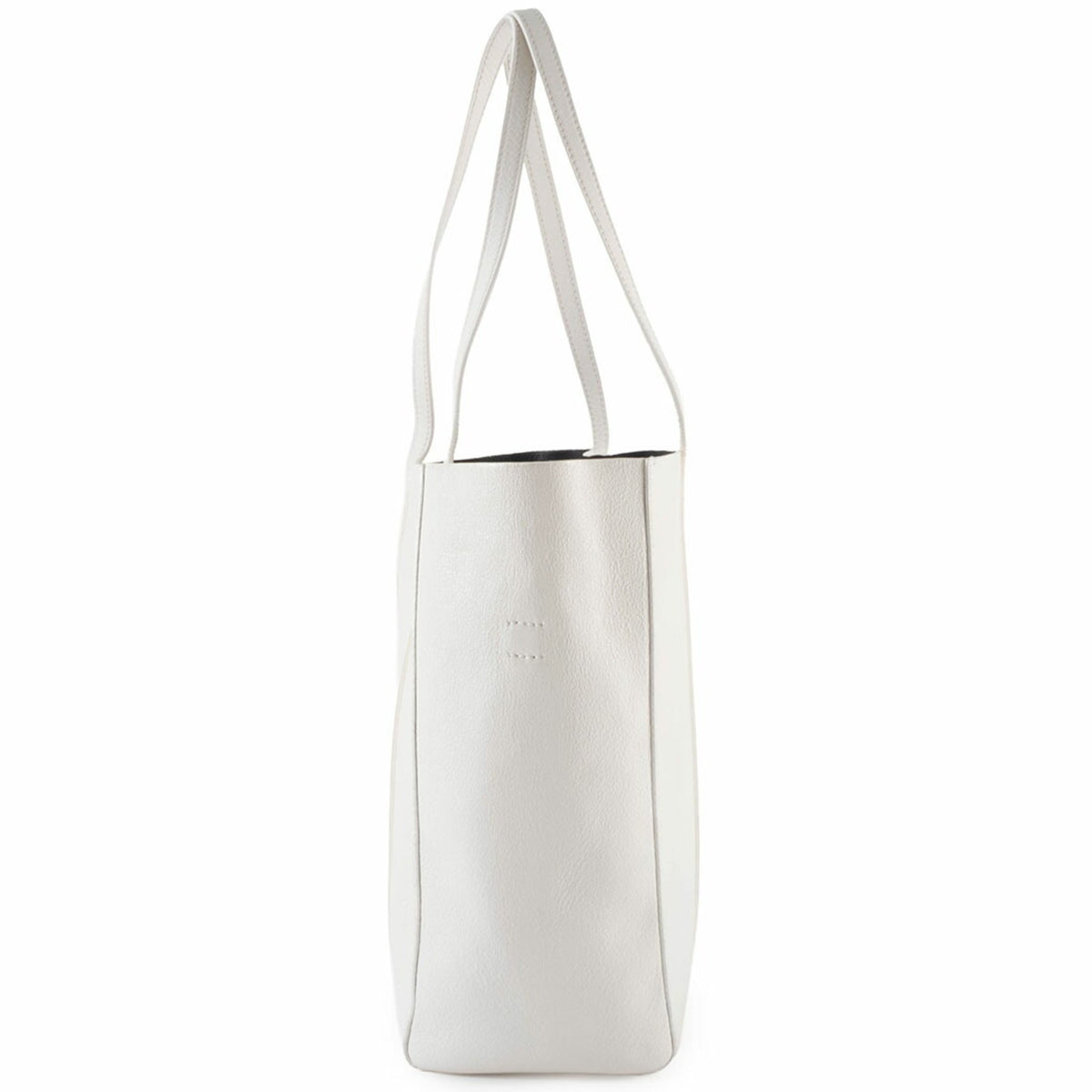 Balenciaga White Leather Shoulder Bag Tote Bag (Pre-Owned)