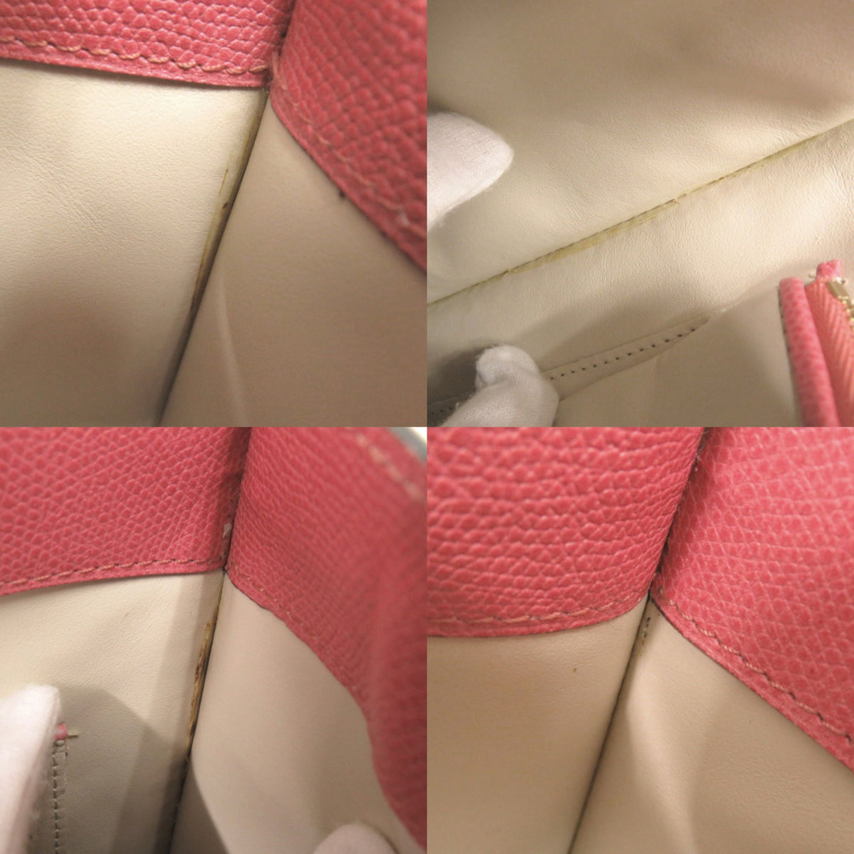 Valextra Pink Leather Tote Bag (Pre-Owned)