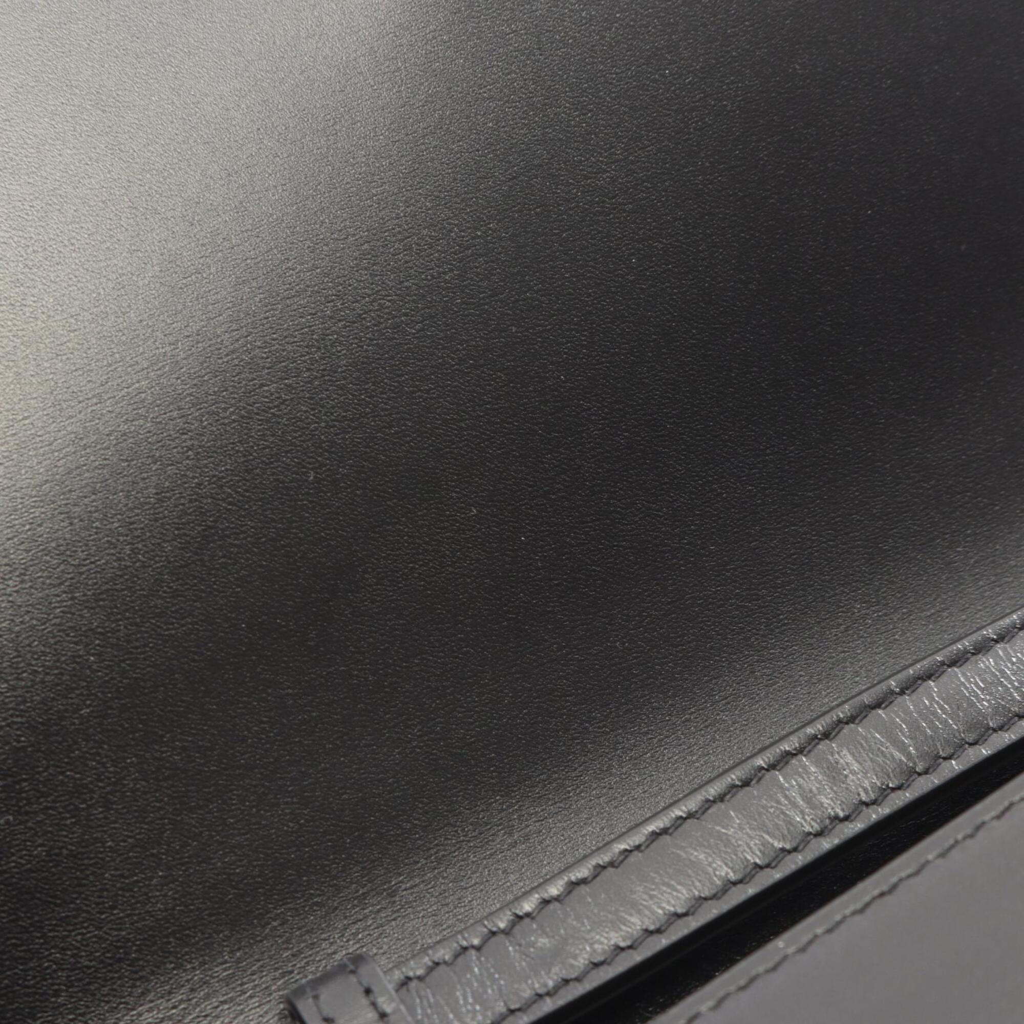 Yves Saint Laurent Black Leather Shoulder Bag (Pre-Owned)