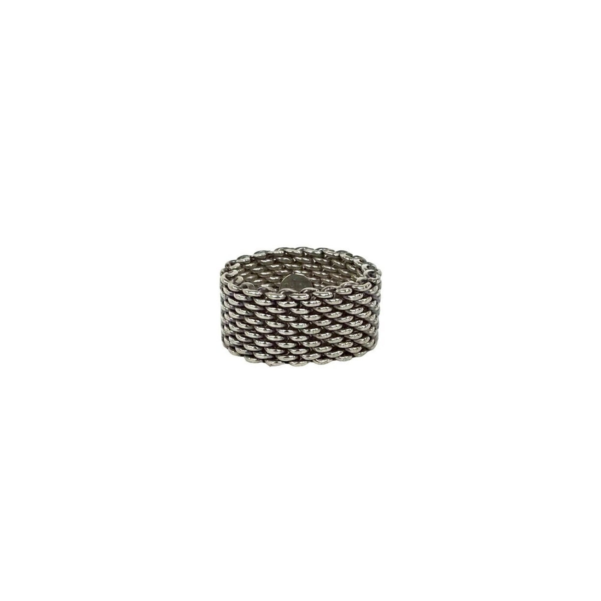 Tiffany Silver Silver 925 Band Ring (Pre-Owned)