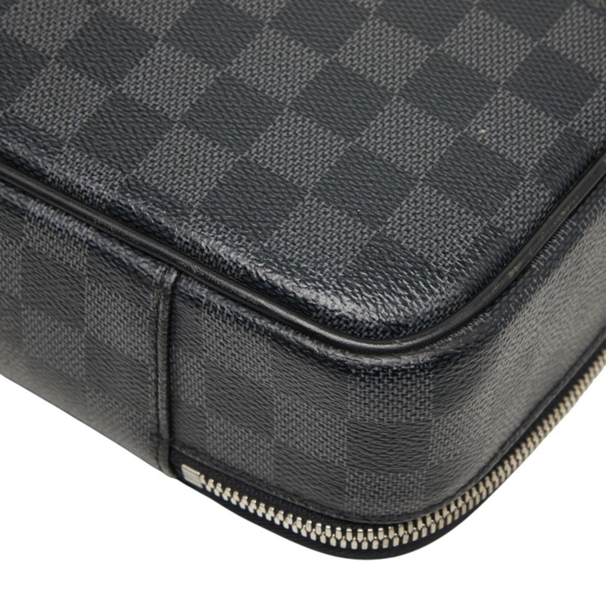 Louis Vuitton Black Pvc Leather Shoulder Bag (Pre-Owned)