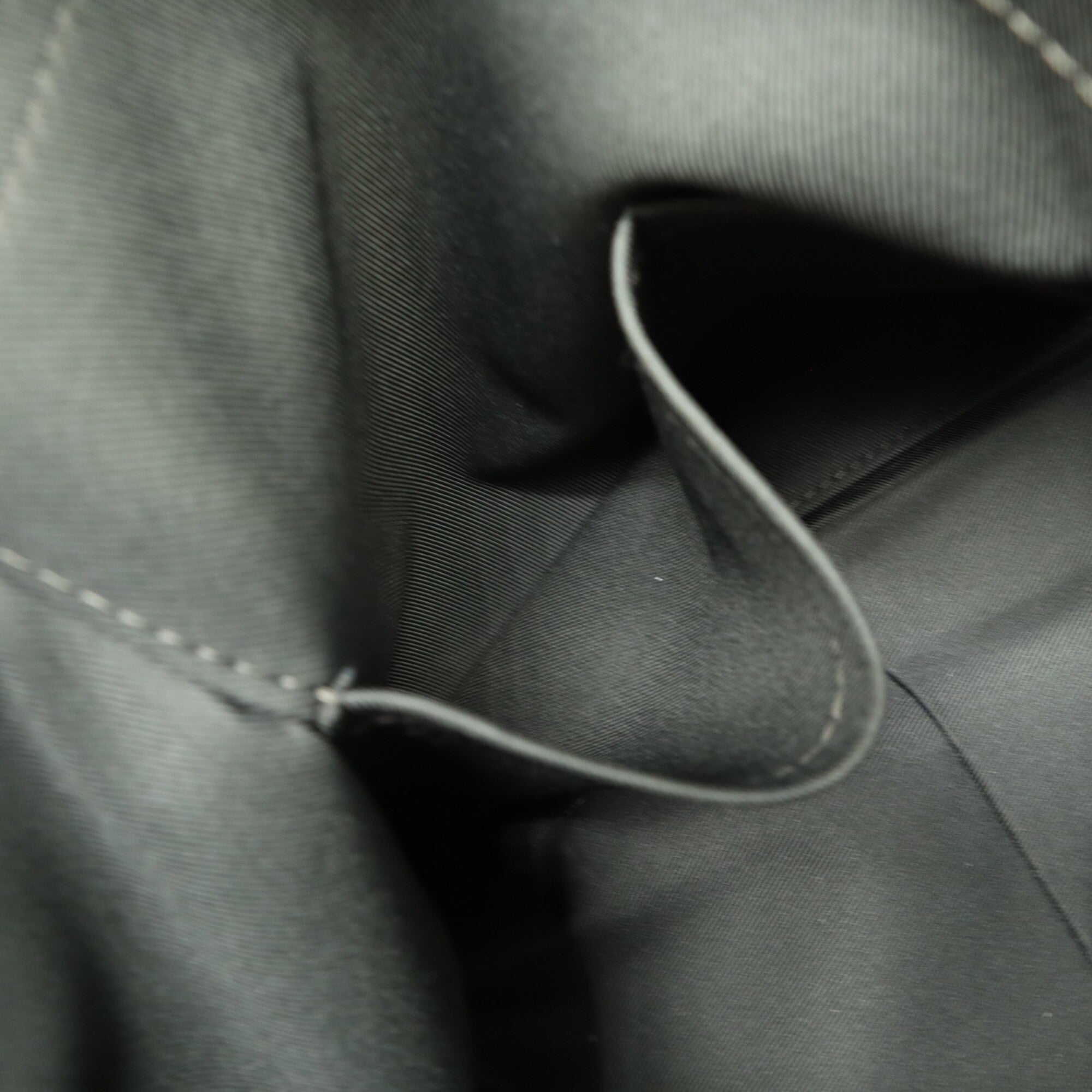 Louis Vuitton Monogram Black Gray White Coated Canvas Leather Backpack (Pre-Owned)