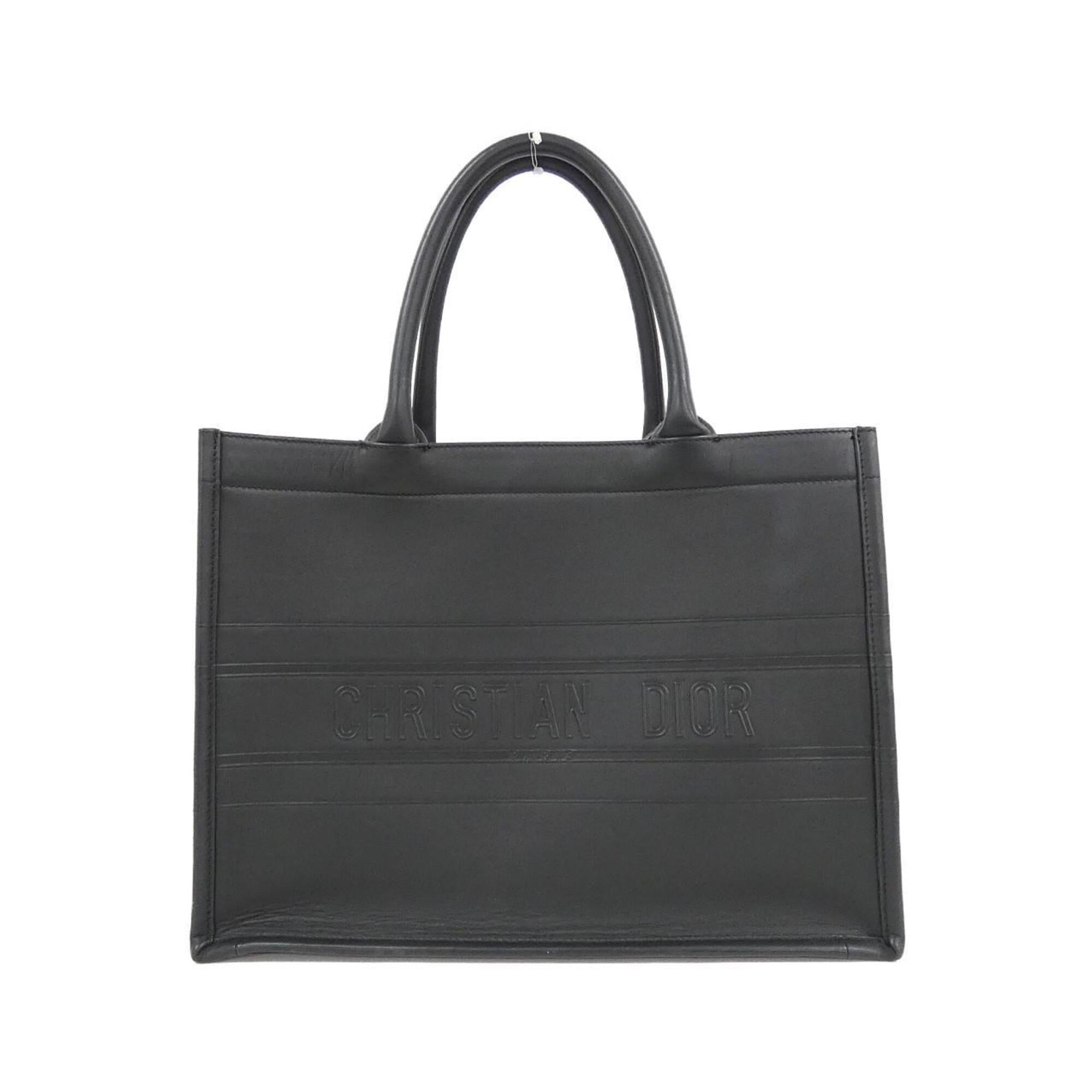 Christian Dior Black Leather Handbag (Pre-Owned)