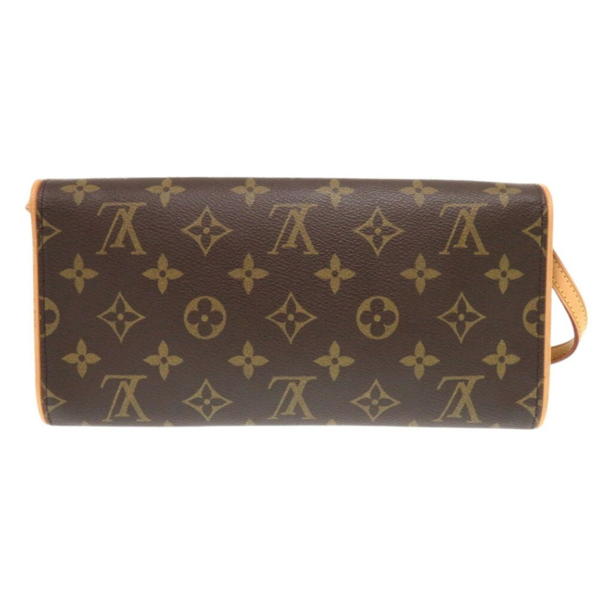 Louis Vuitton Brown Monogram Monogram Pochette Shoulder Bag (Pre-Owned)