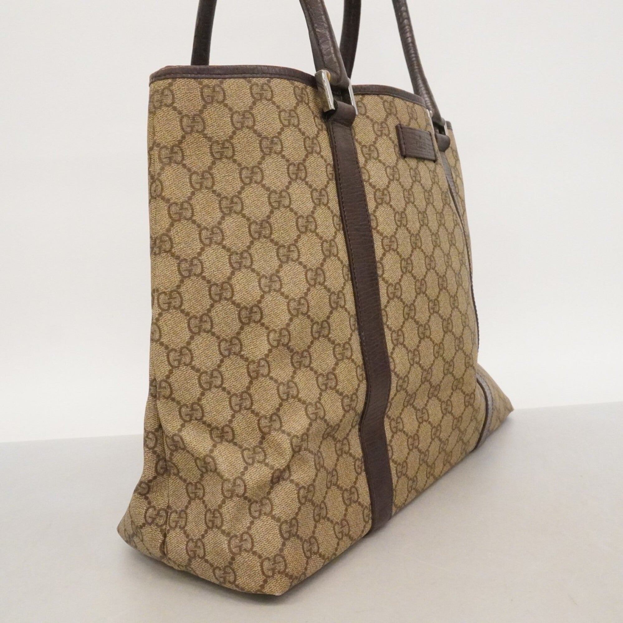 Gucci Brown Pvc Tote Bag (Pre-Owned)