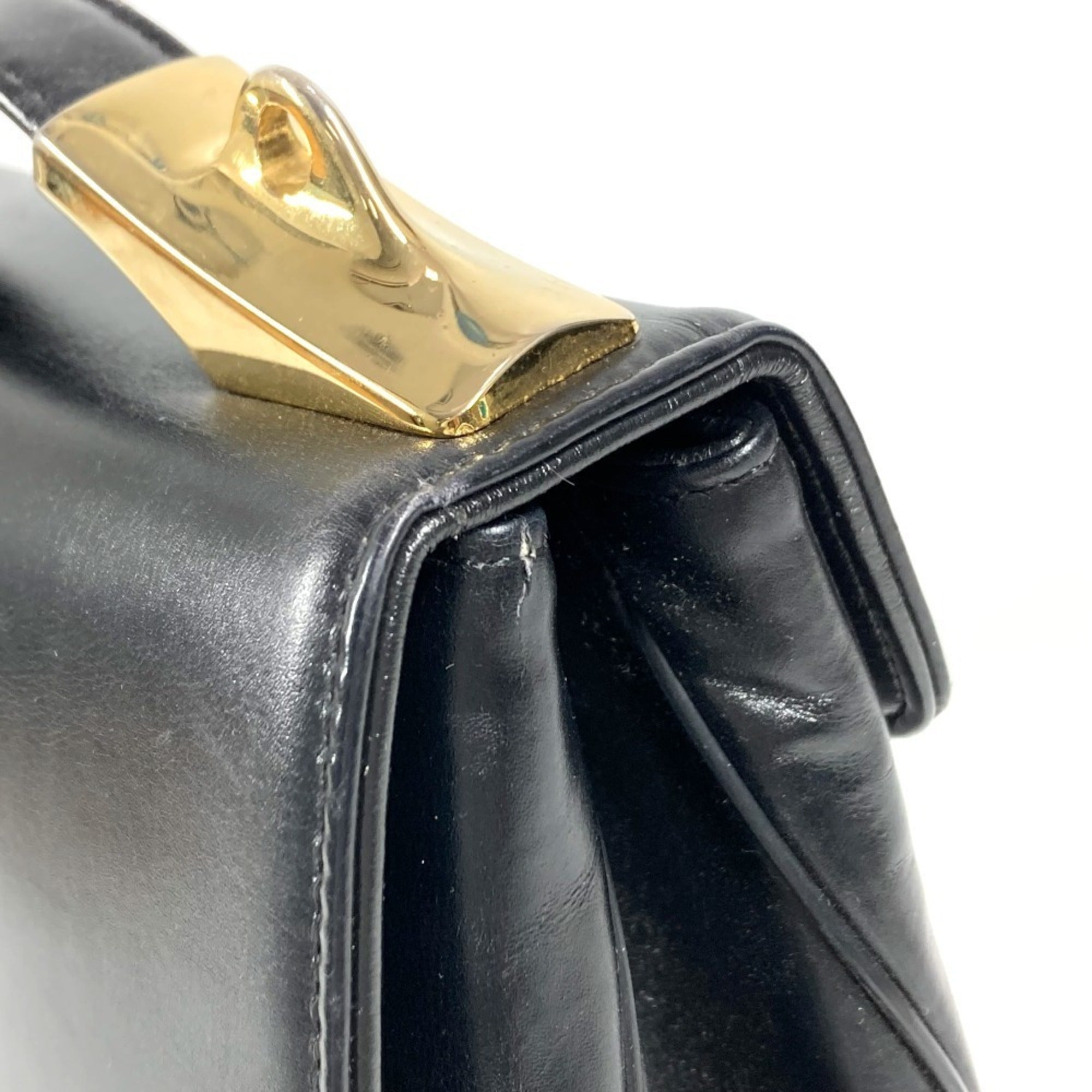 Christian Dior Black Leather Handbag (Pre-Owned)