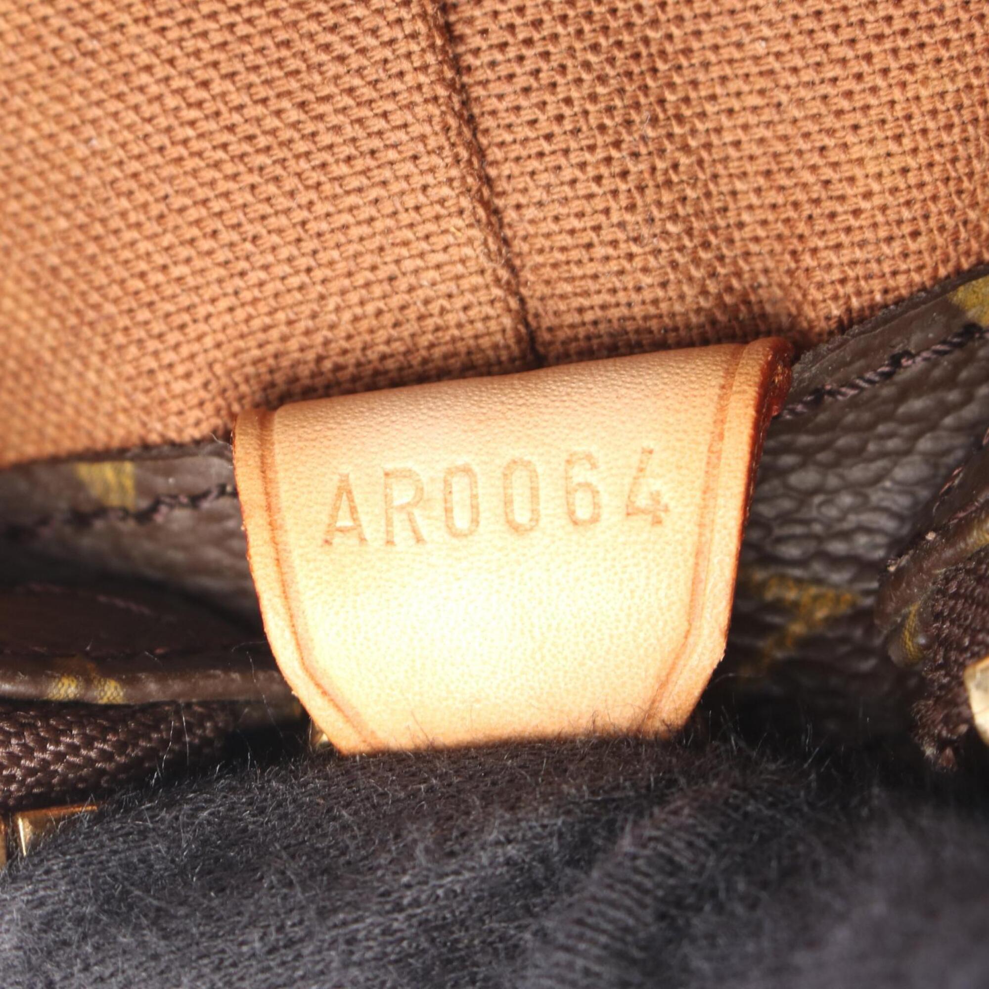 Louis Vuitton Brown Monogram Monogram Leather Handbag Tote Bag (Pre-Owned)