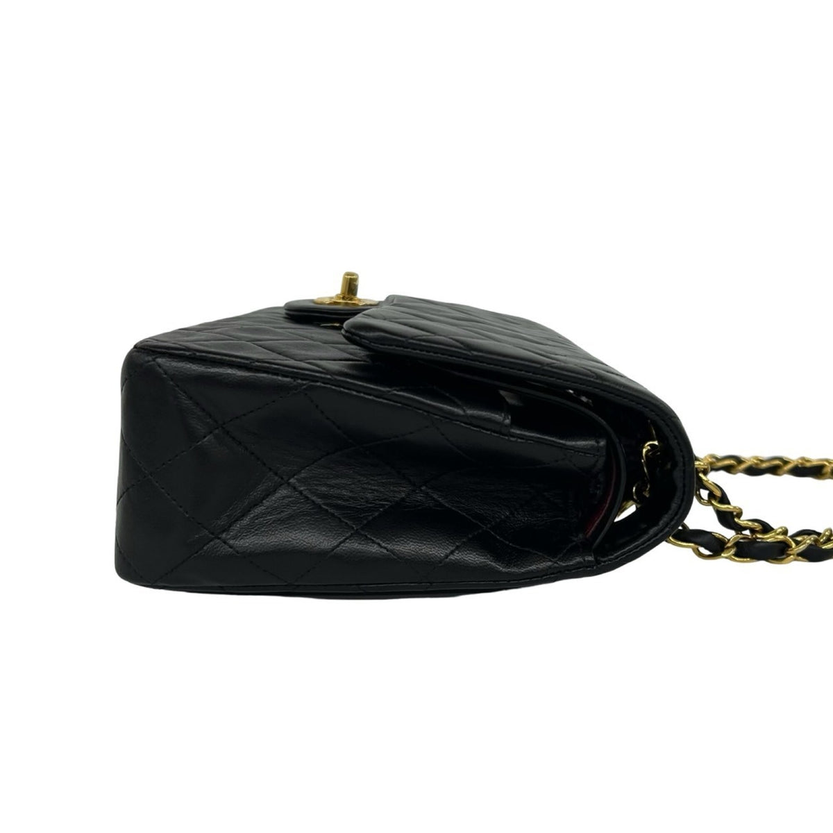 Chanel Black Leather Shoulder Bag (Pre-Owned)