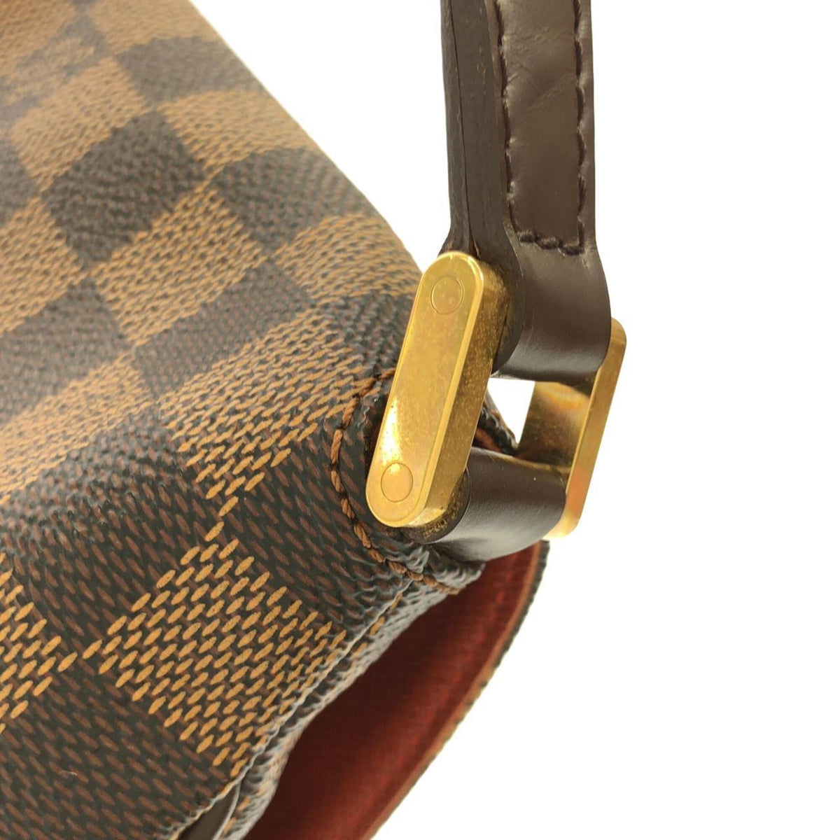 Louis Vuitton Brown Coated Canvas Shoulder Bag (Pre-Owned)