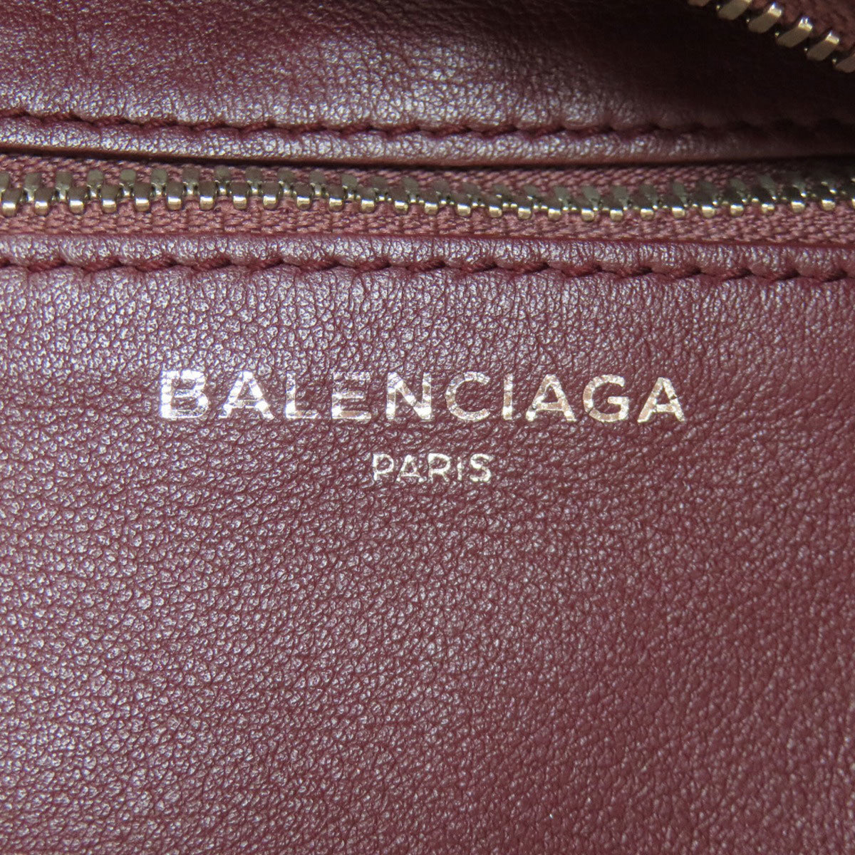 Balenciaga Bordeaux Leather Handbag (Pre-Owned)