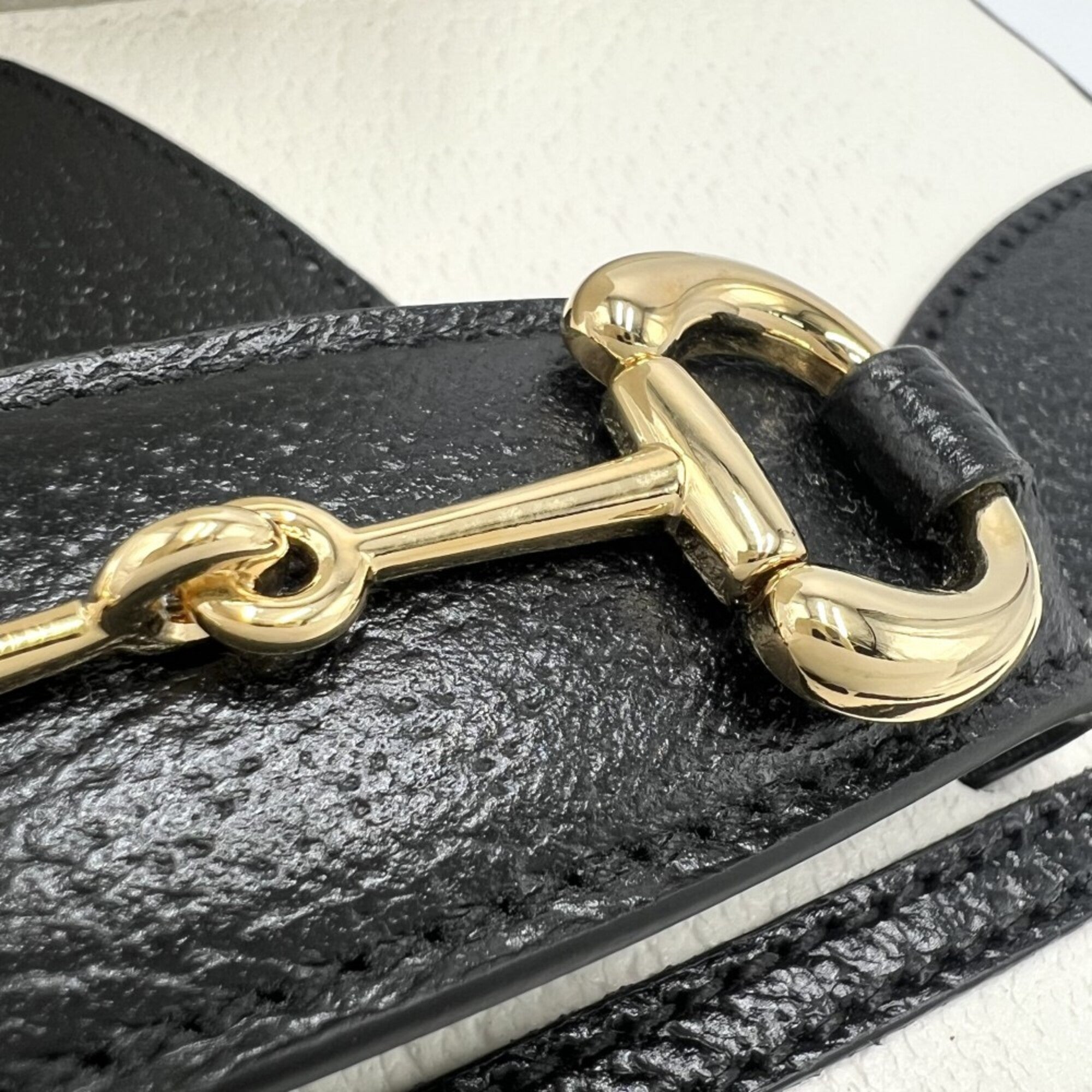 Gucci Black Leather Handbag Shoulder Bag (Pre-Owned)