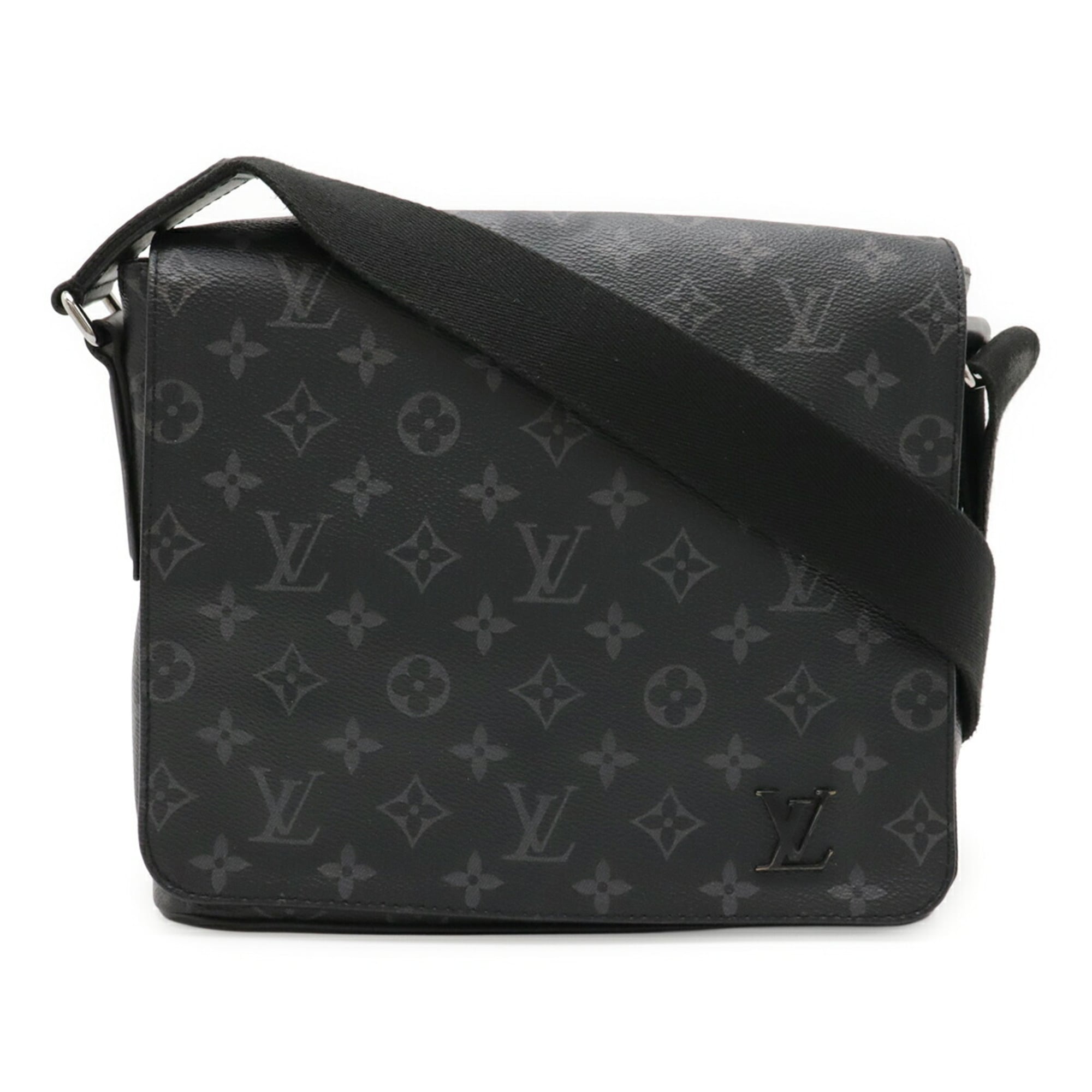 Louis Vuitton Monogram Eclipse Black Gray Monogram Eclipse Shoulder Bag (Pre-Owned)