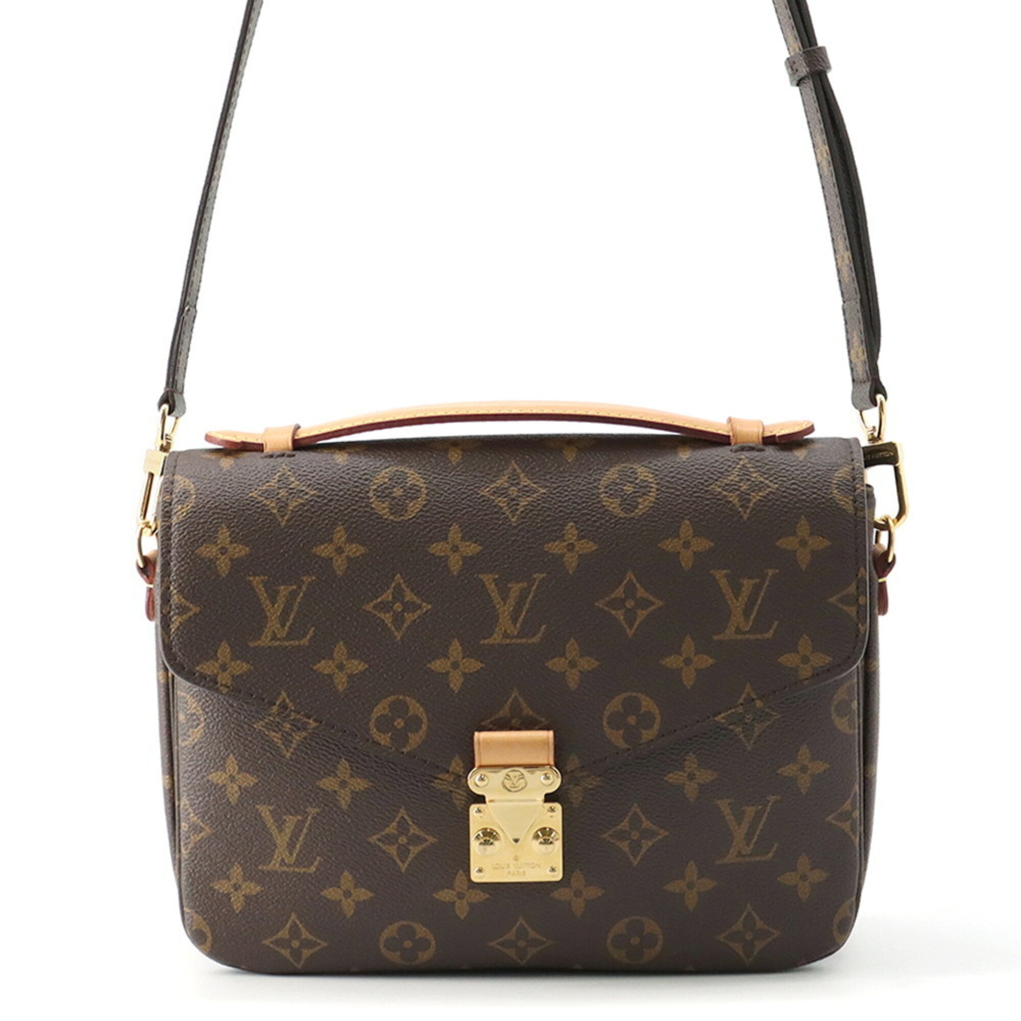 Louis Vuitton Brown Monogram Handbag Pochette (Pre-Owned)
