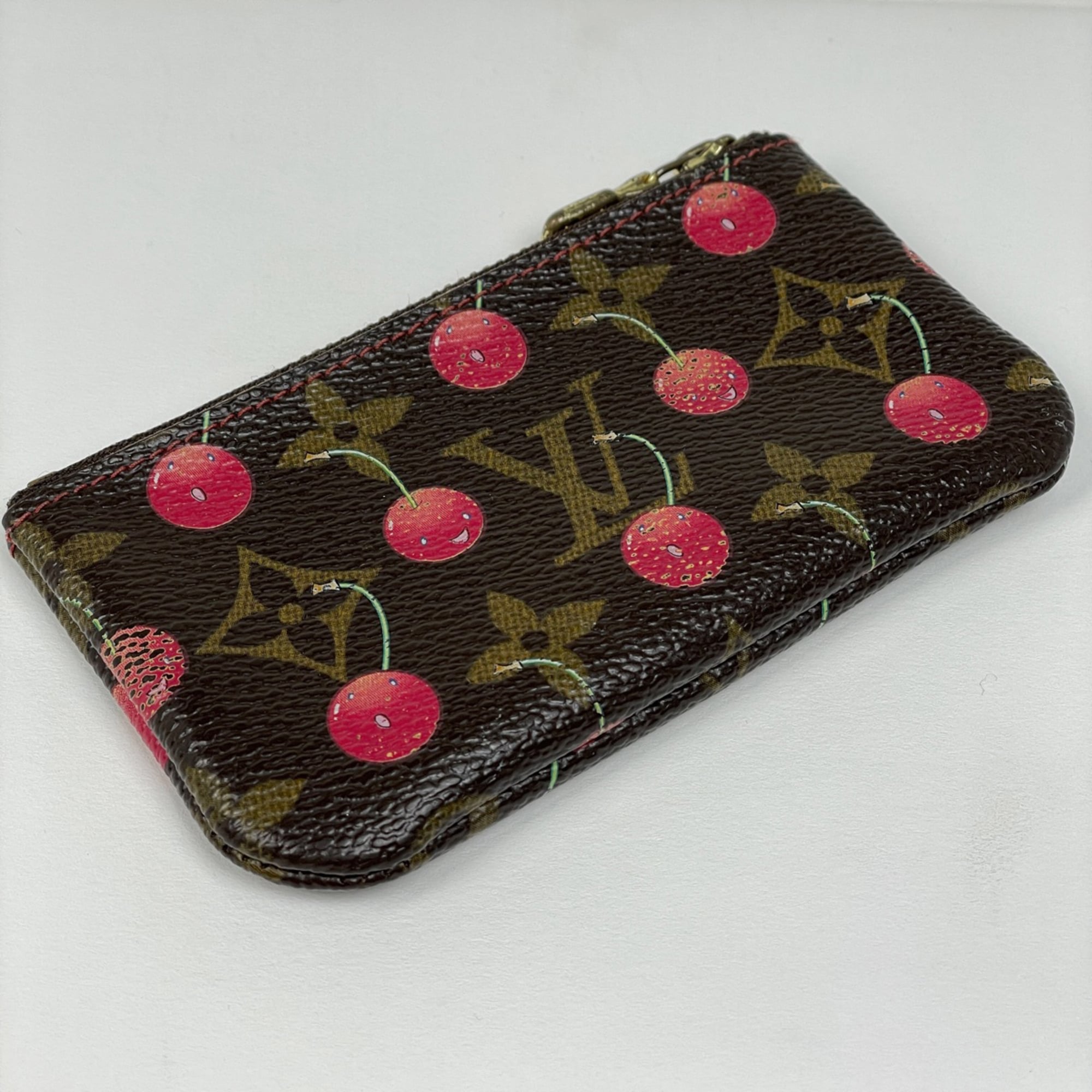 Louis Vuitton Brown Monogram Cherry Monogram Coin Purse/Coin Case (Pre-Owned)