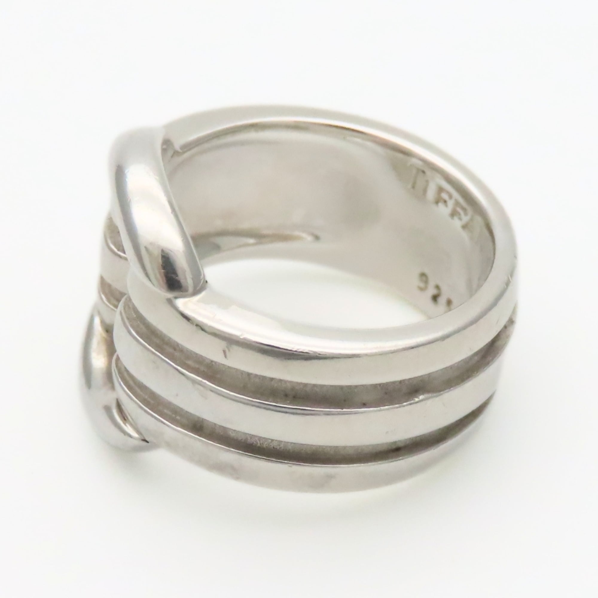 Tiffany Silver Silver 925 Band Ring (Pre-Owned)