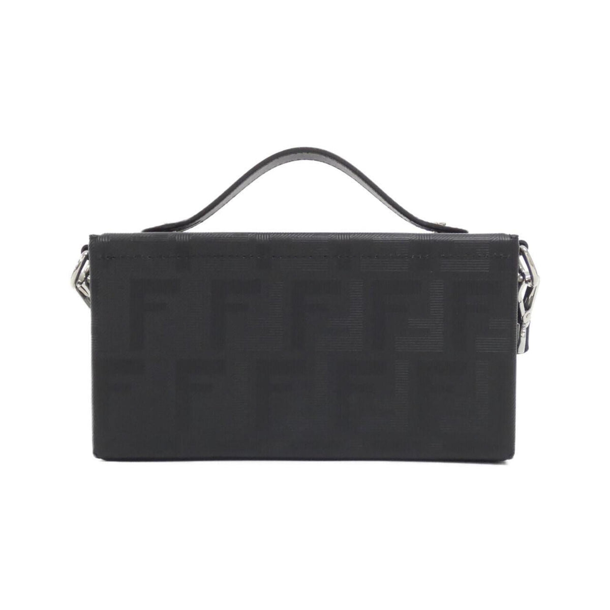 Fendi Black Leather Handbag (Pre-Owned)