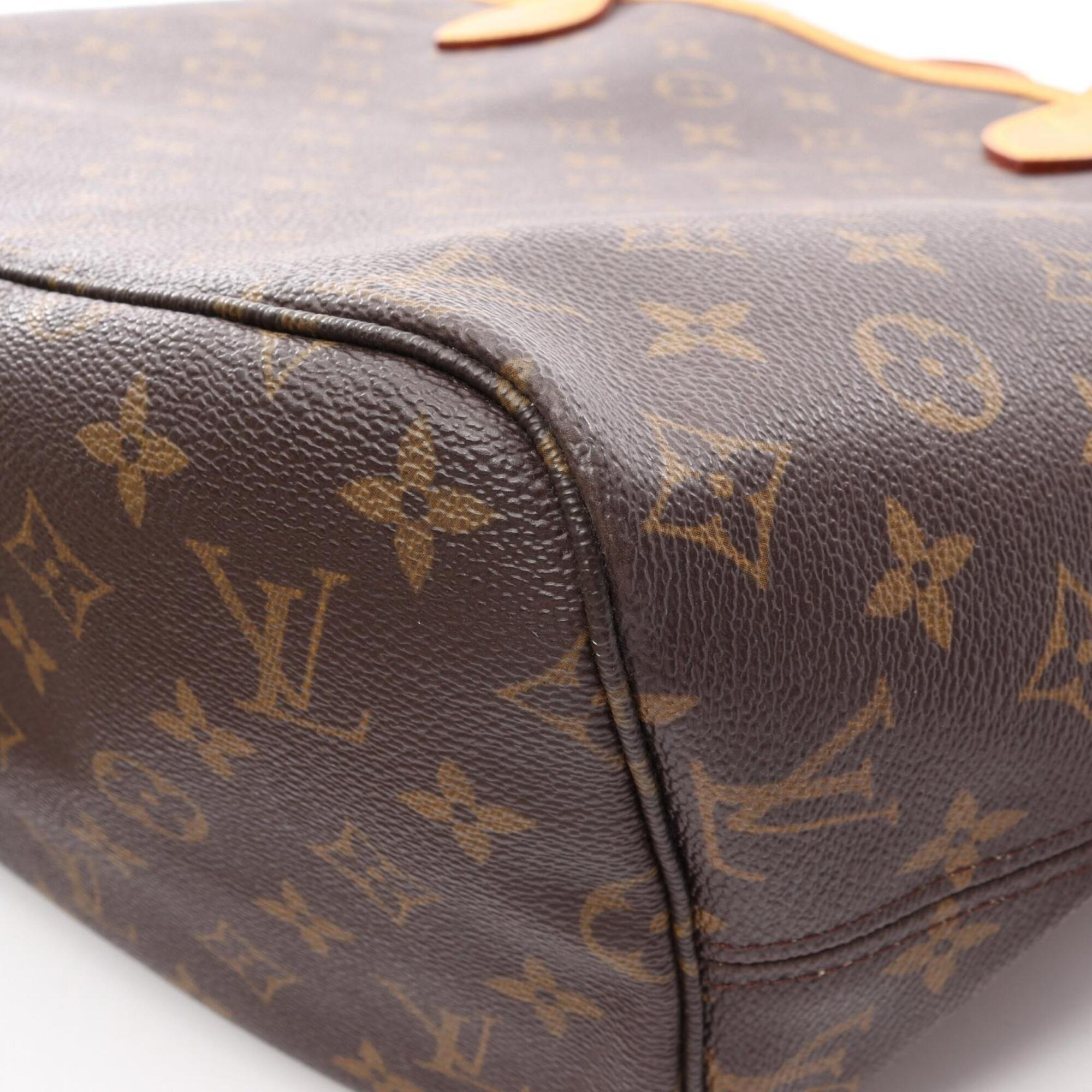 Louis Vuitton Brown Pvc Leather Handbag Tote Bag (Pre-Owned)