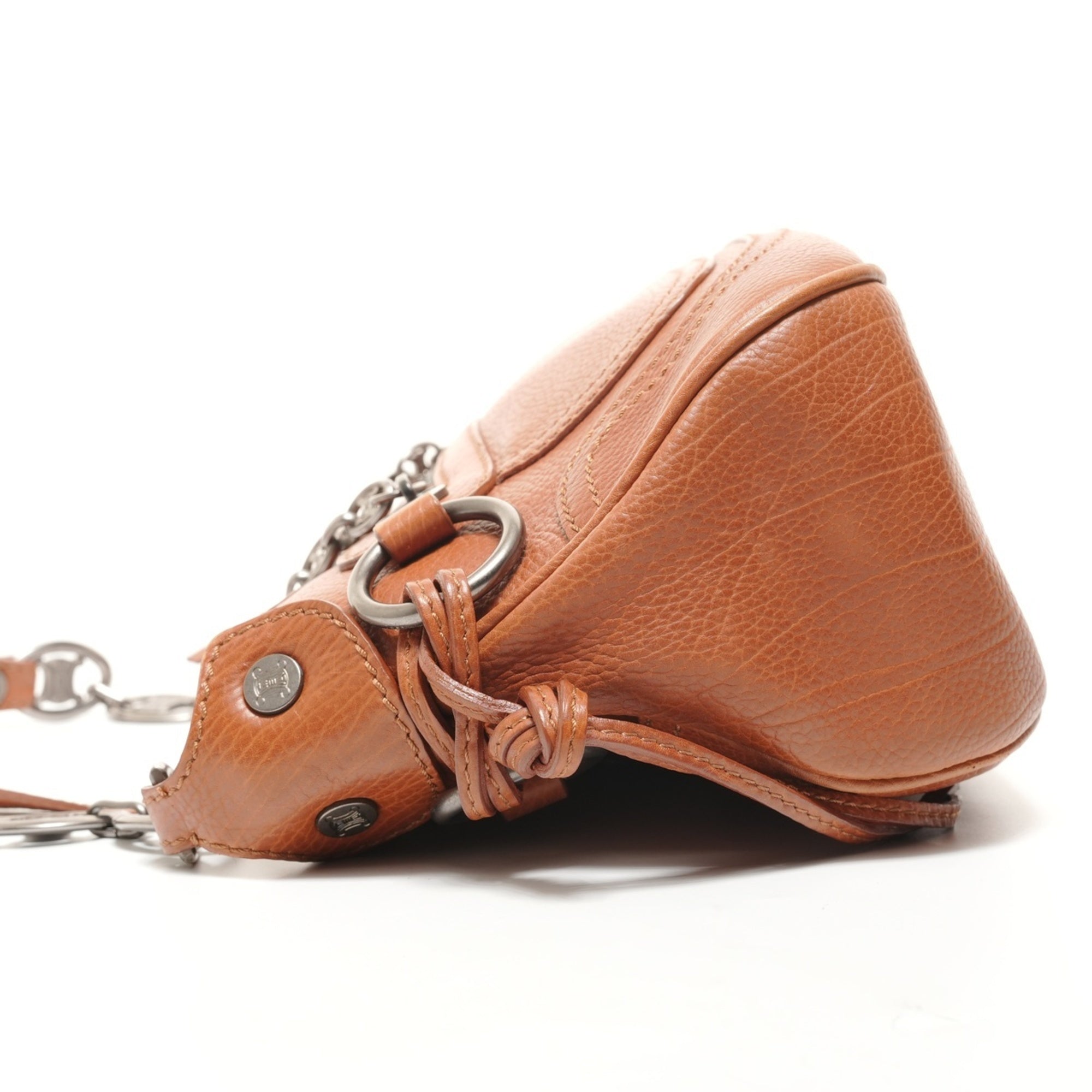 Celine Boogie Brown Leather Shoulder Bag (Pre-Owned)