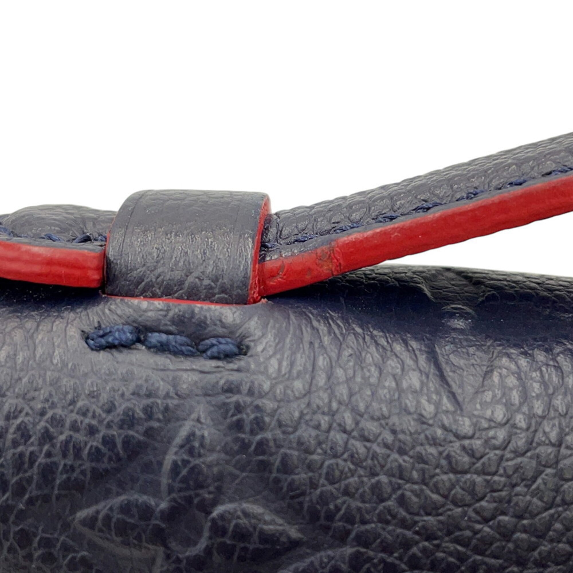 Louis Vuitton Marine Rouge Monogram Empreinte Handbag Pochette (Pre-Owned)