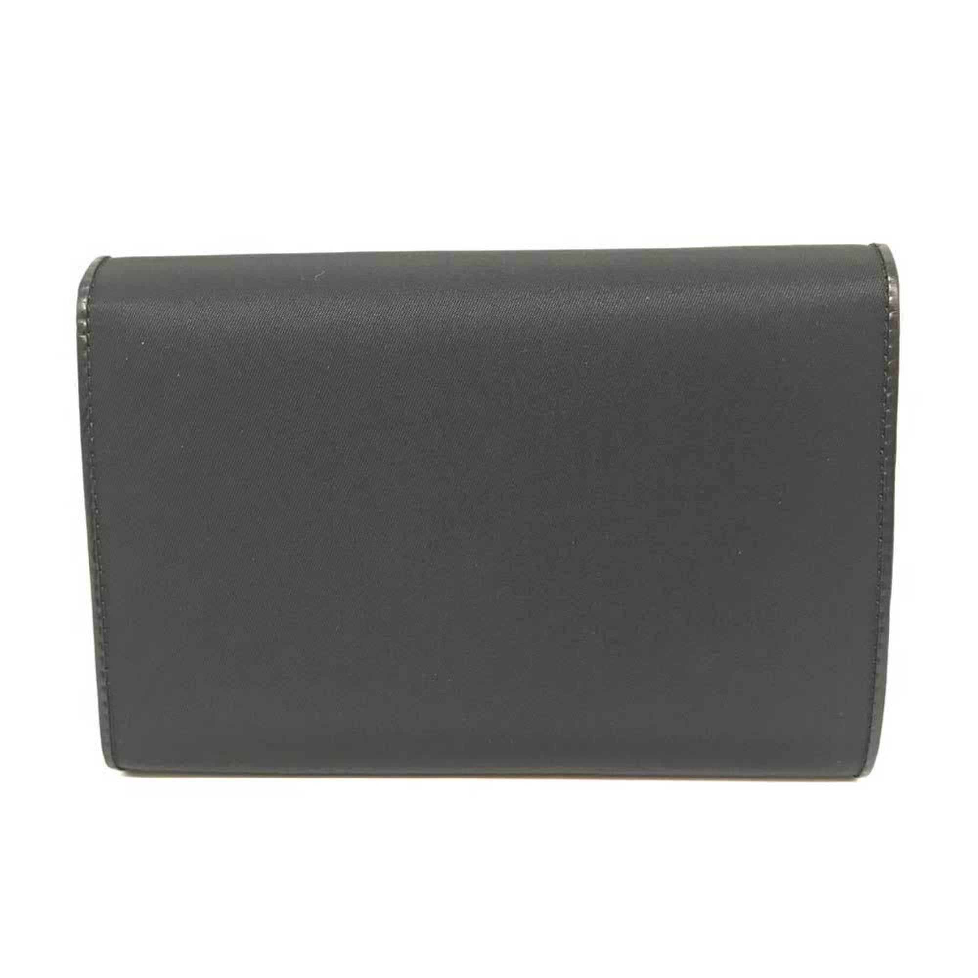 Prada Black Nylon Wallet (Bi-Fold) (Pre-Owned)