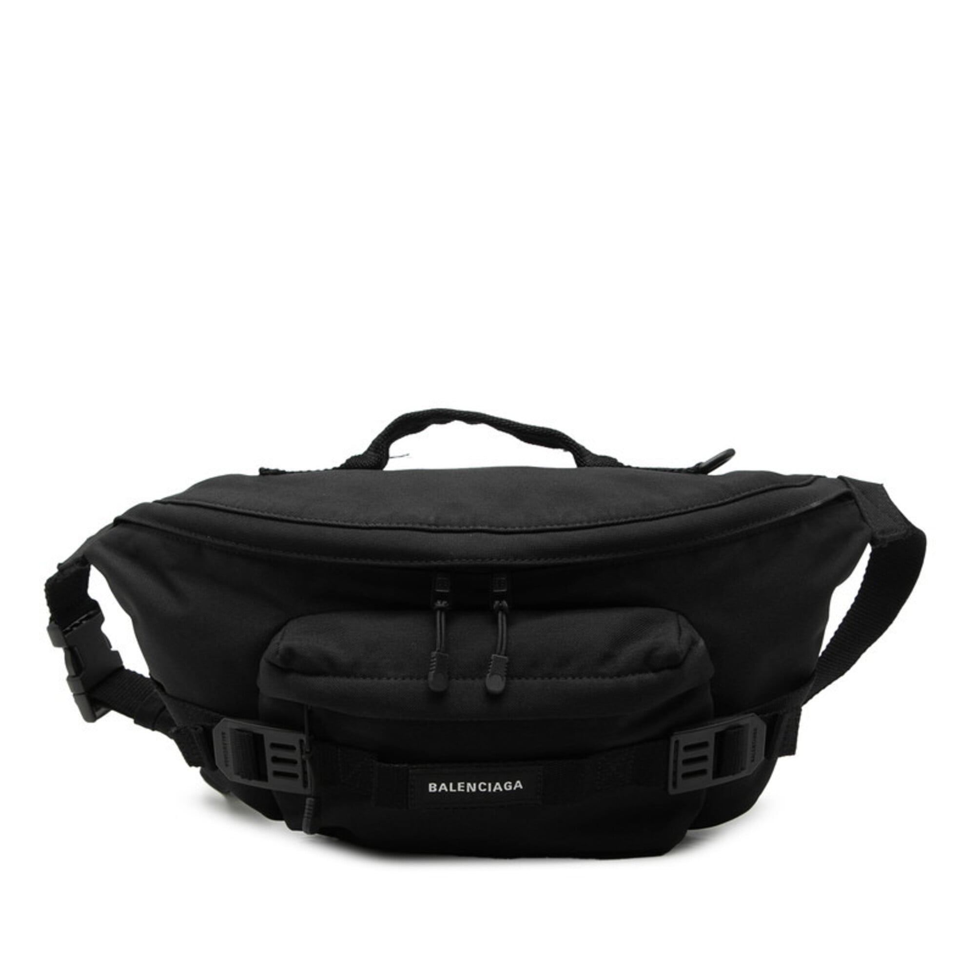 Balenciaga Black Polyester Polyamide Basket Sling Bag (Pre-Owned)