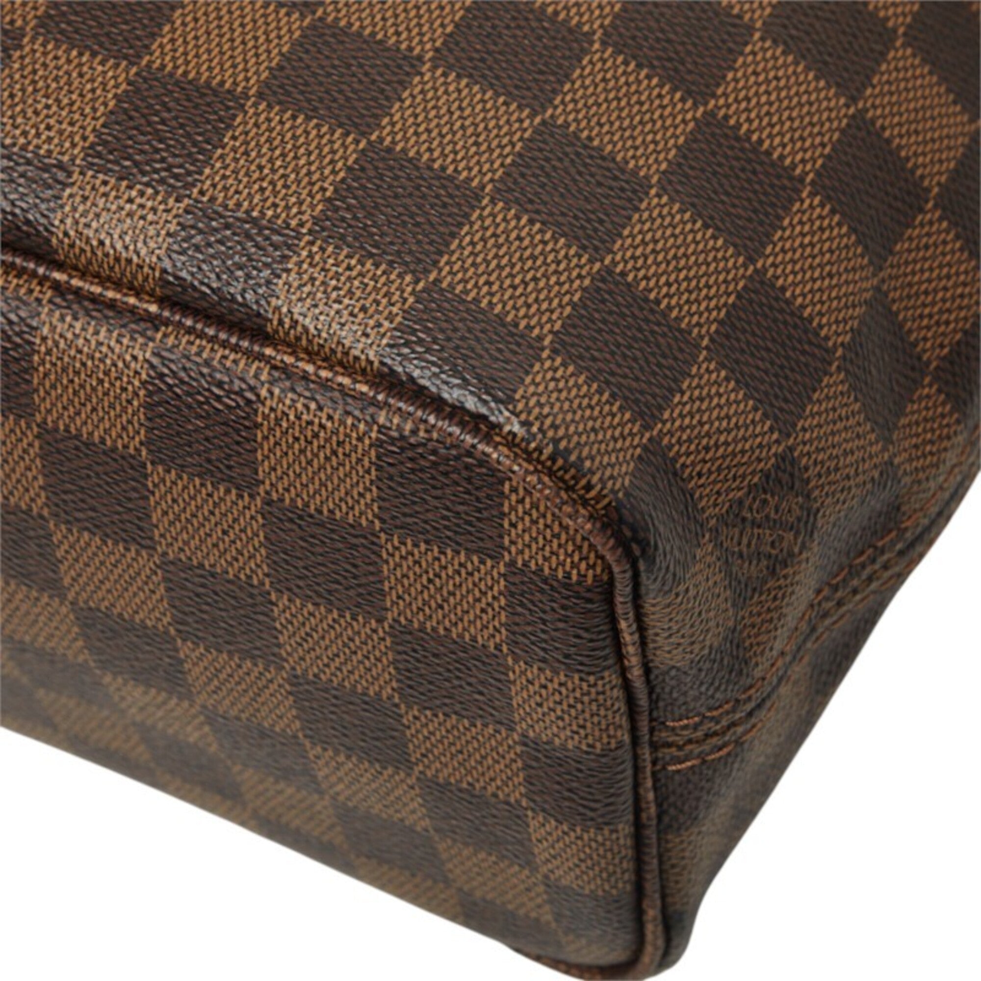 Louis Vuitton Brown Pvc Leather Handbag Tote Bag (Pre-Owned)