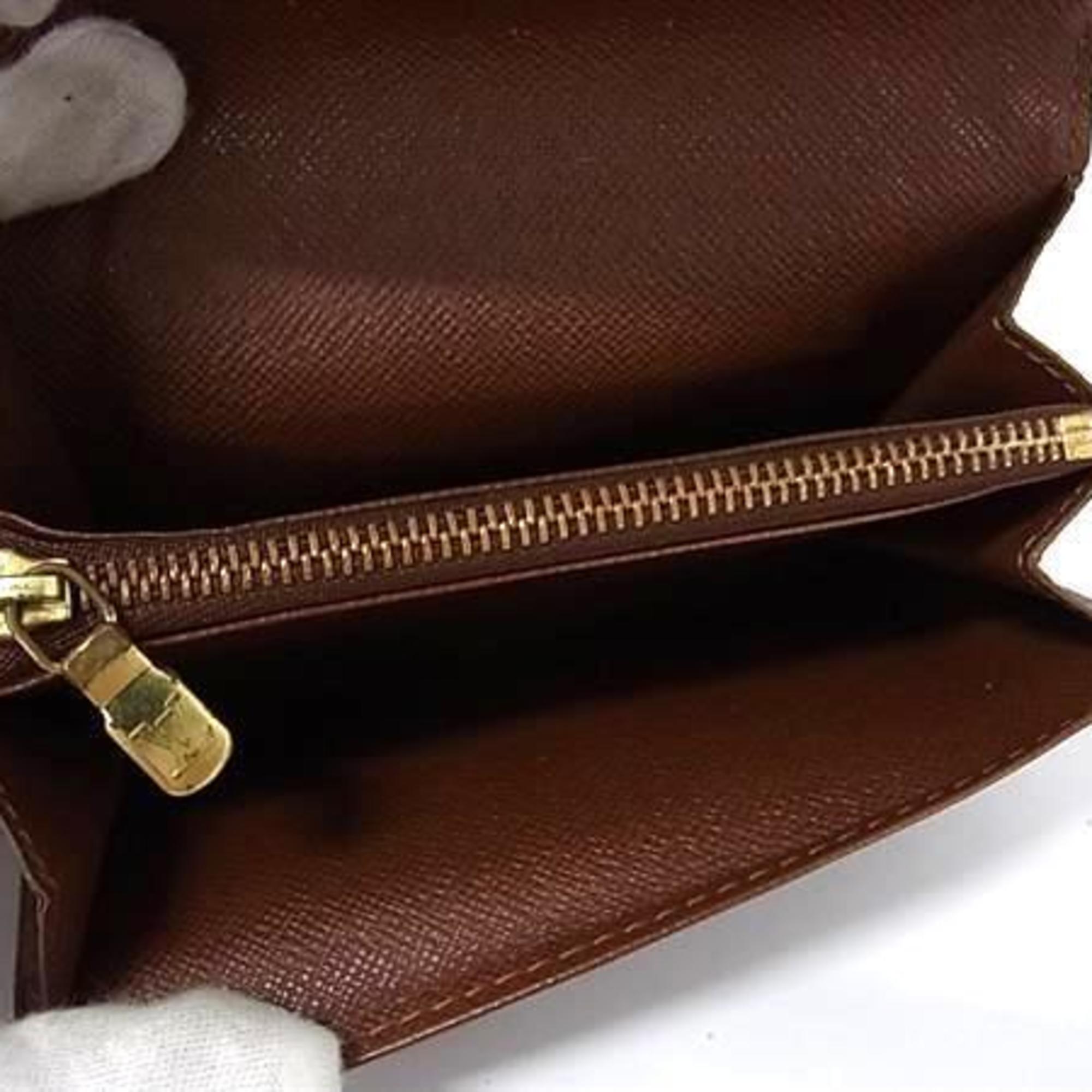 Louis Vuitton Brown Monogram Wallet (Bi-Fold) (Pre-Owned)