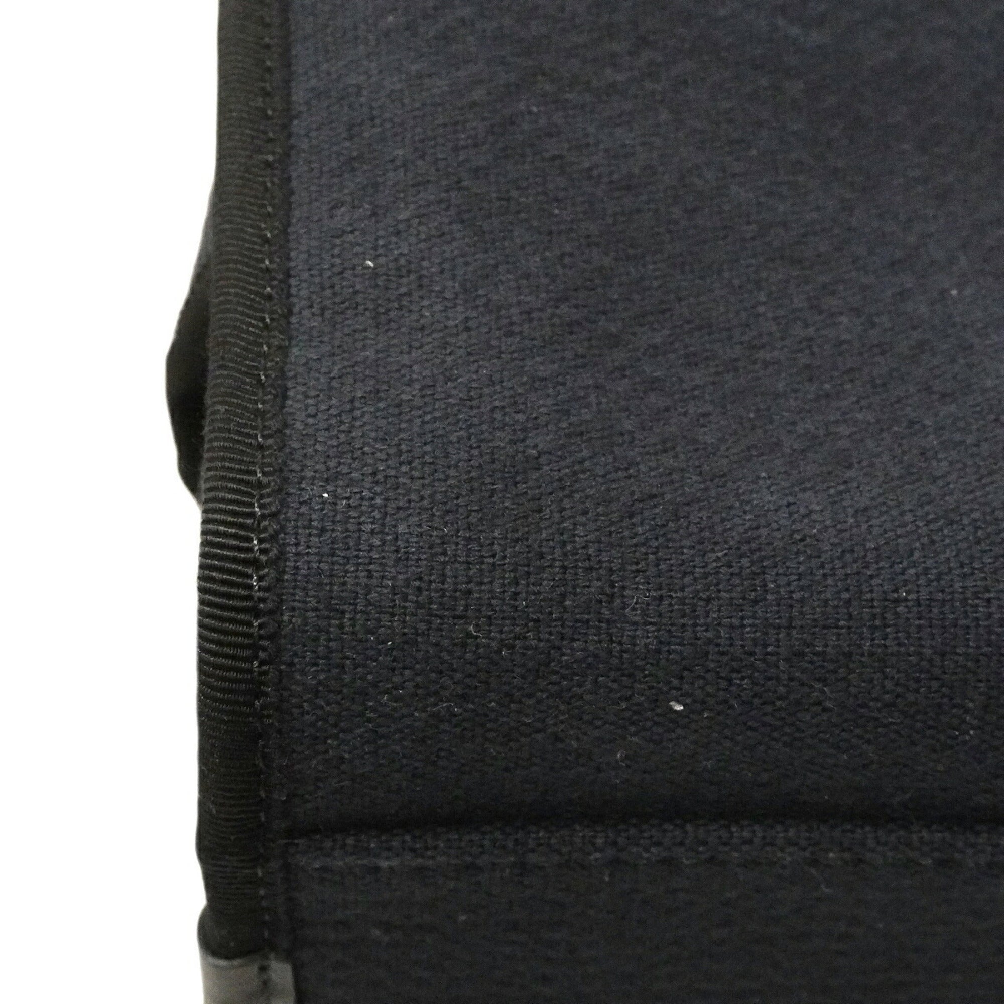 Chanel Black Canvas Handbag (Pre-Owned)