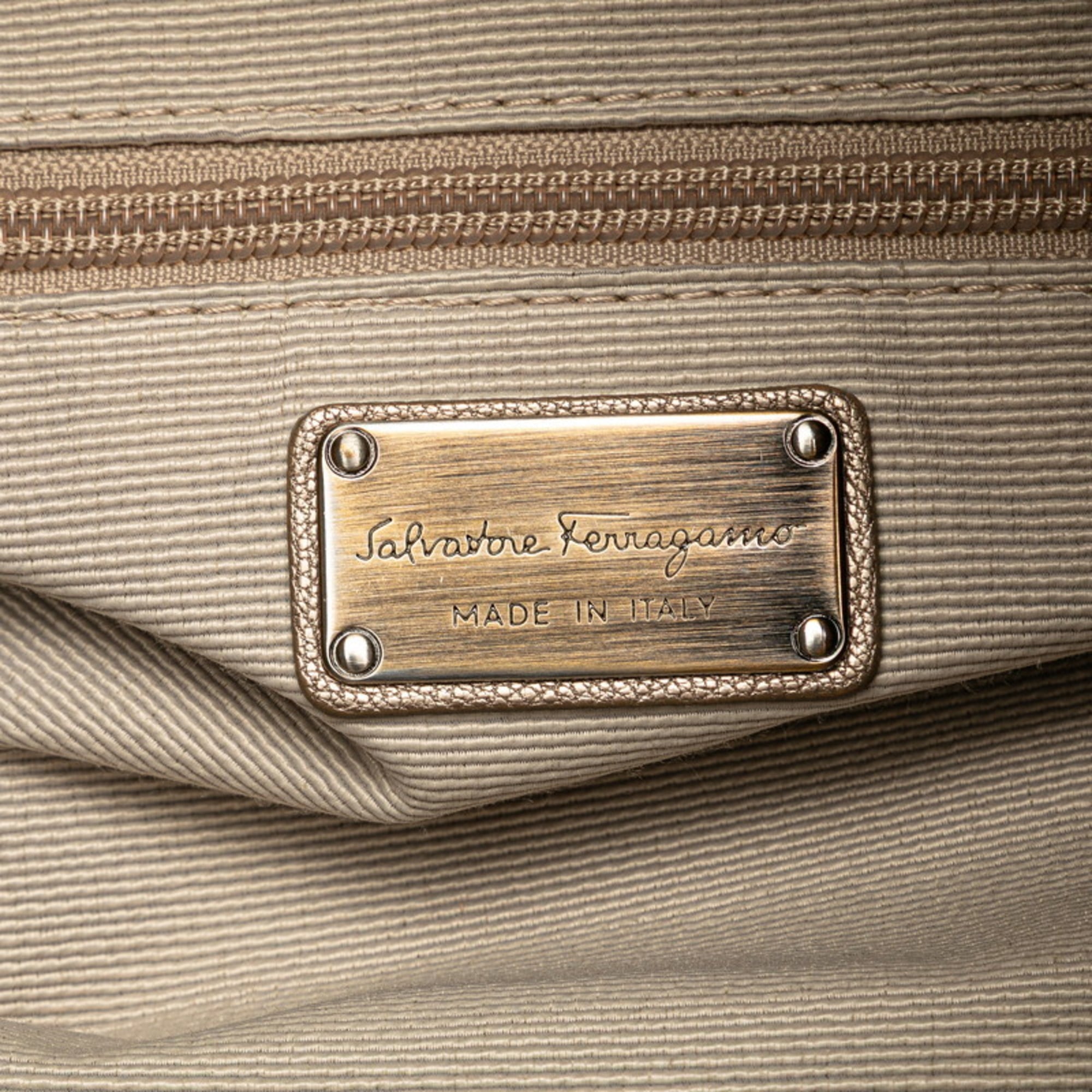 Salvatore Ferragamo Leather Tote Bag (Pre-Owned)