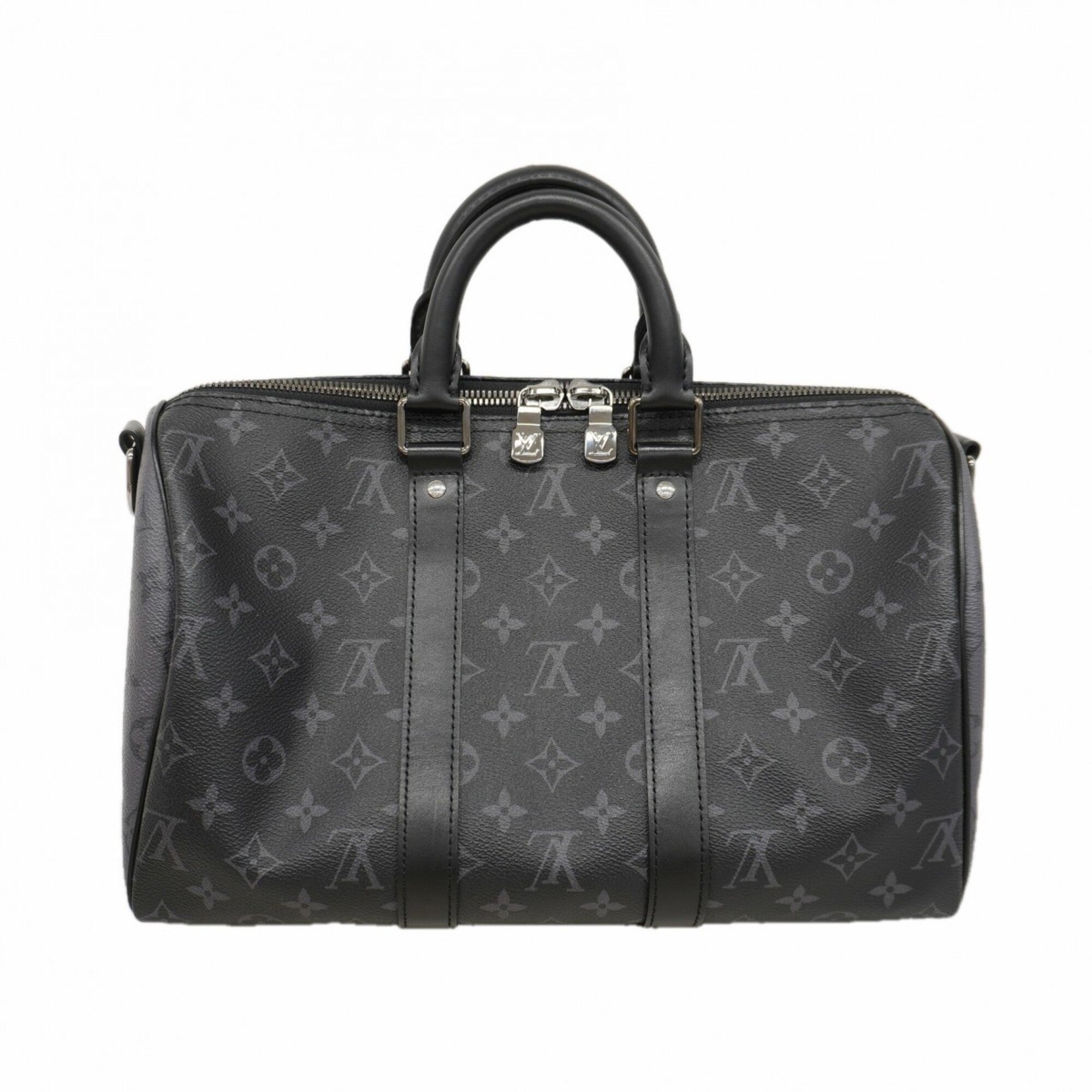 Louis Vuitton Black Gray Handbag (Pre-Owned)
