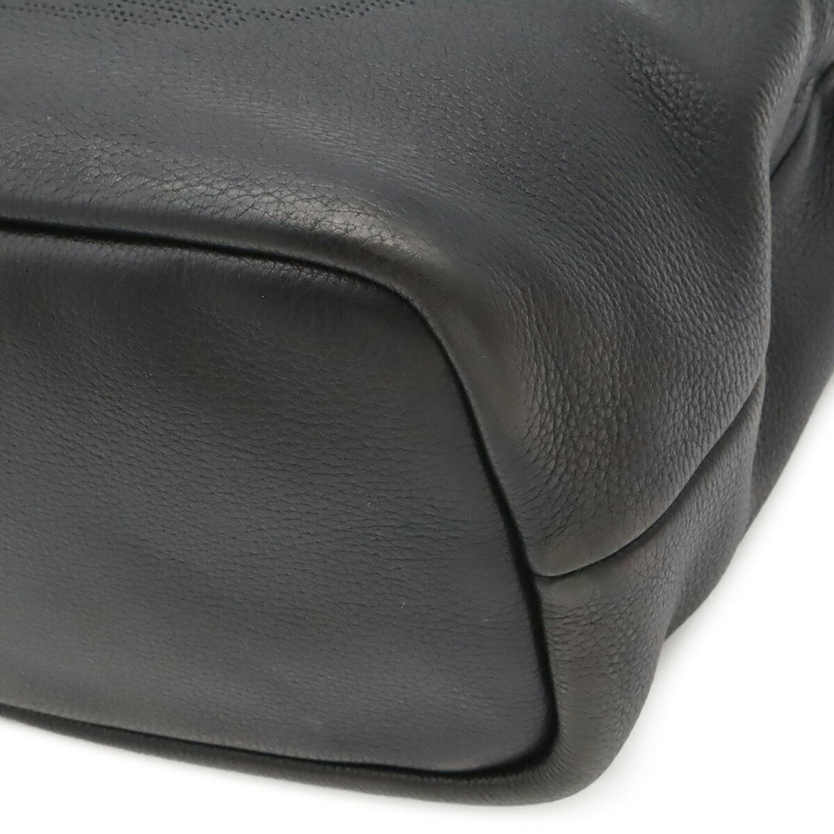 Prada Black Nero Leather Handbag Tote Bag (Pre-Owned)