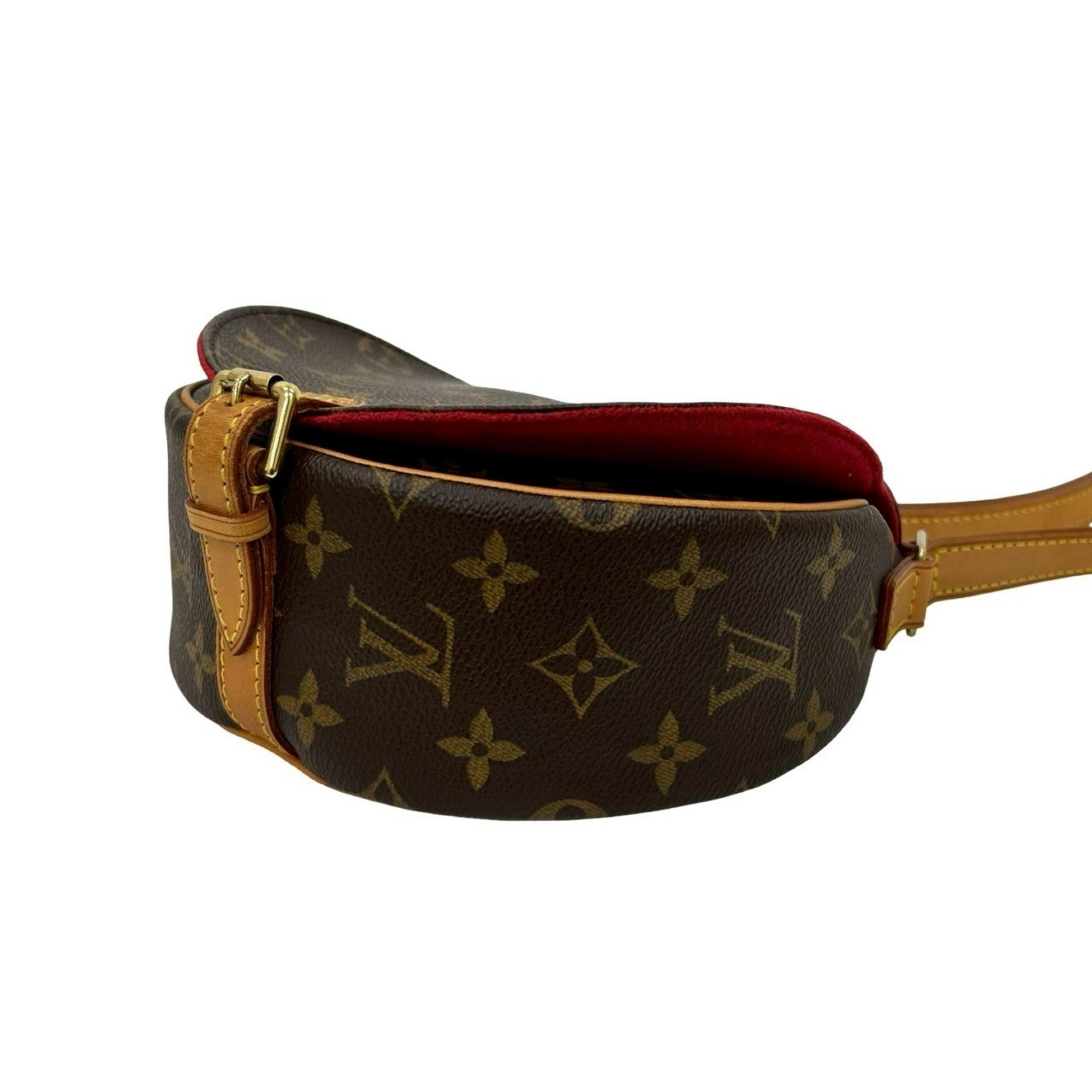 Louis Vuitton Brown Leather Pvc Pochette Shoulder Bag (Pre-Owned)