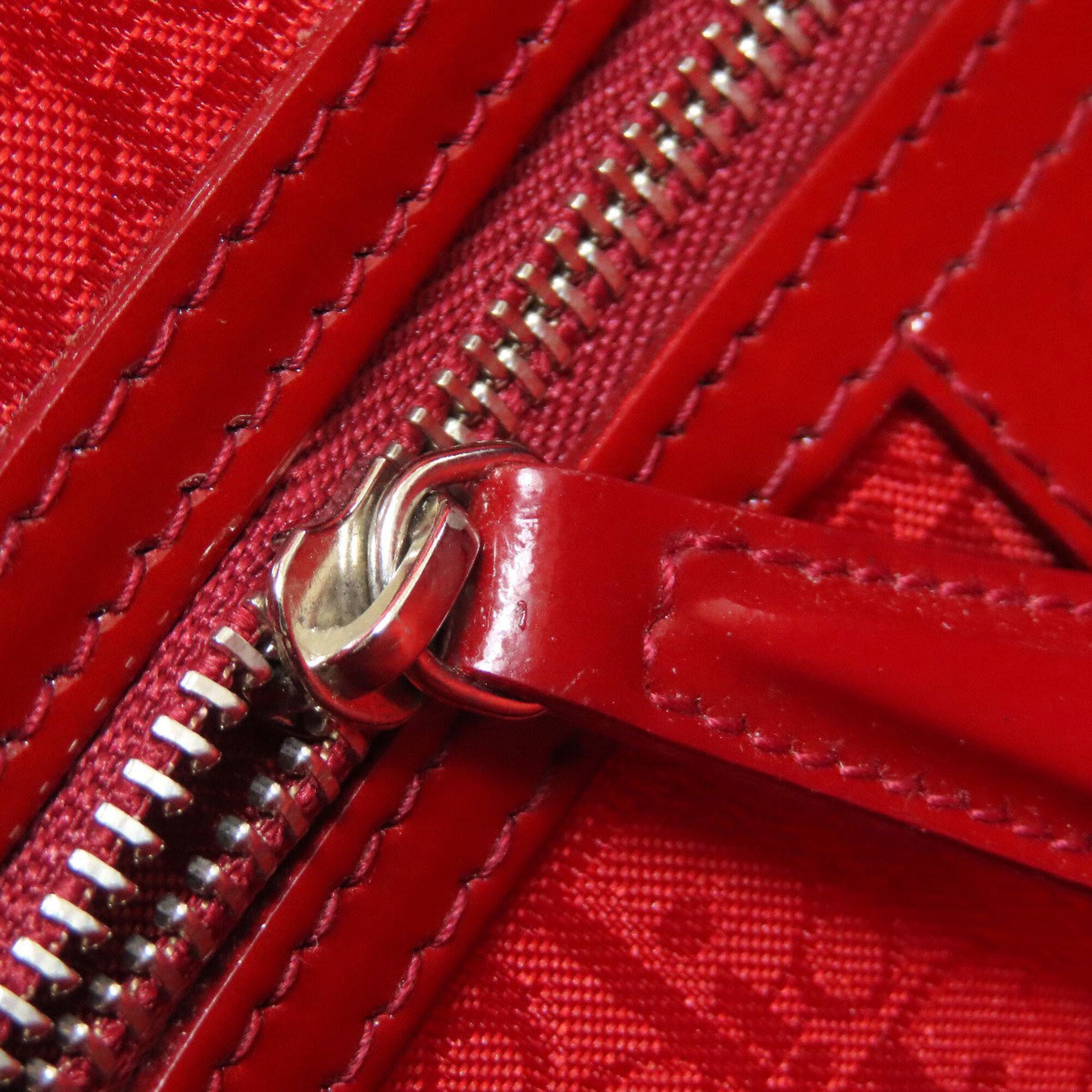 Christian Dior Lady Dior Red Color Leather Handbag (Pre-Owned)