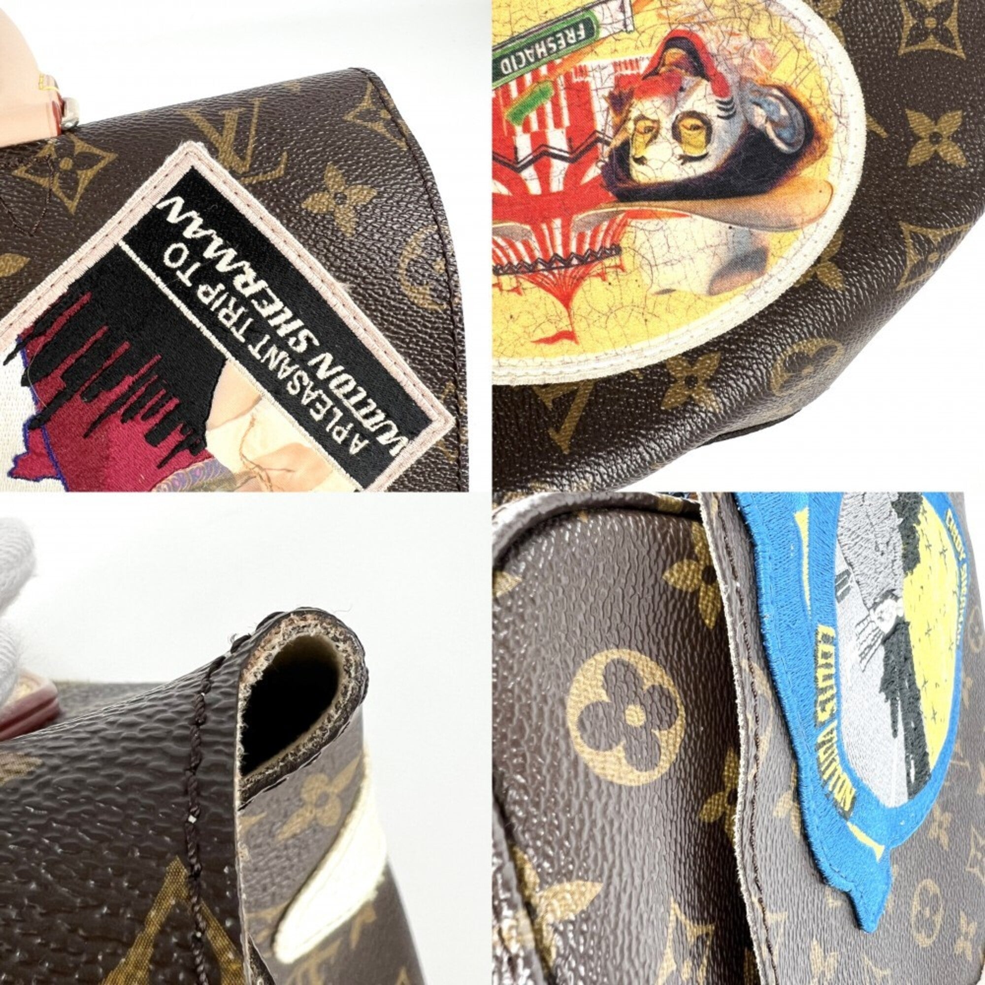 Louis Vuitton Brown Monogram Canvas Handbag Shoulder Bag (Pre-Owned)