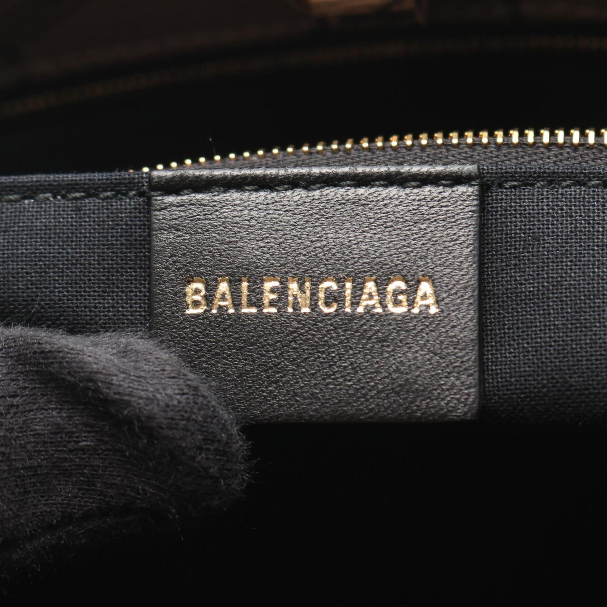 Balenciaga Gray Coated Canvas Tote Bag (Pre-Owned)