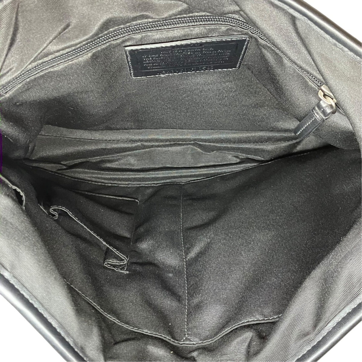 Coach Black Nylon Shoulder Bag (Pre-Owned)