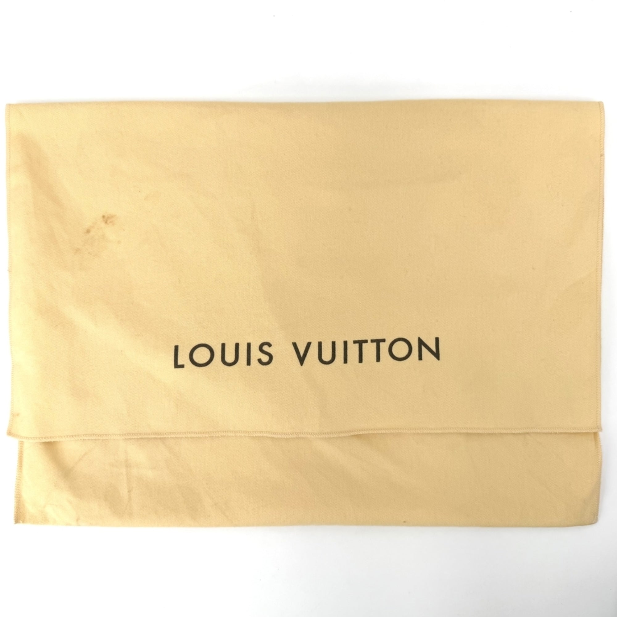 Louis Vuitton Brown White Damier Canvas Handbag Tote Bag (Pre-Owned)