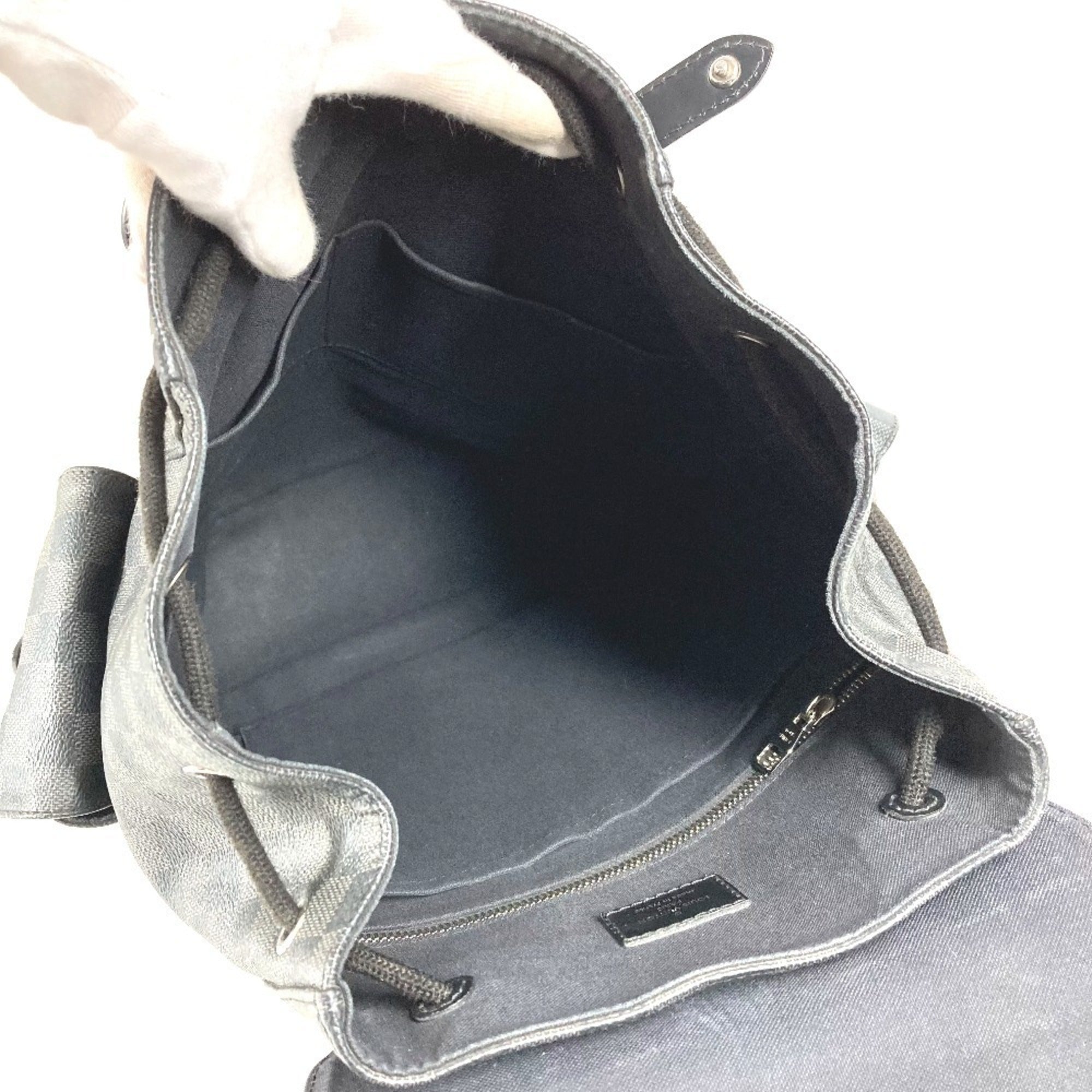 Louis Vuitton Black Damier Graphite Backpack (Pre-Owned)