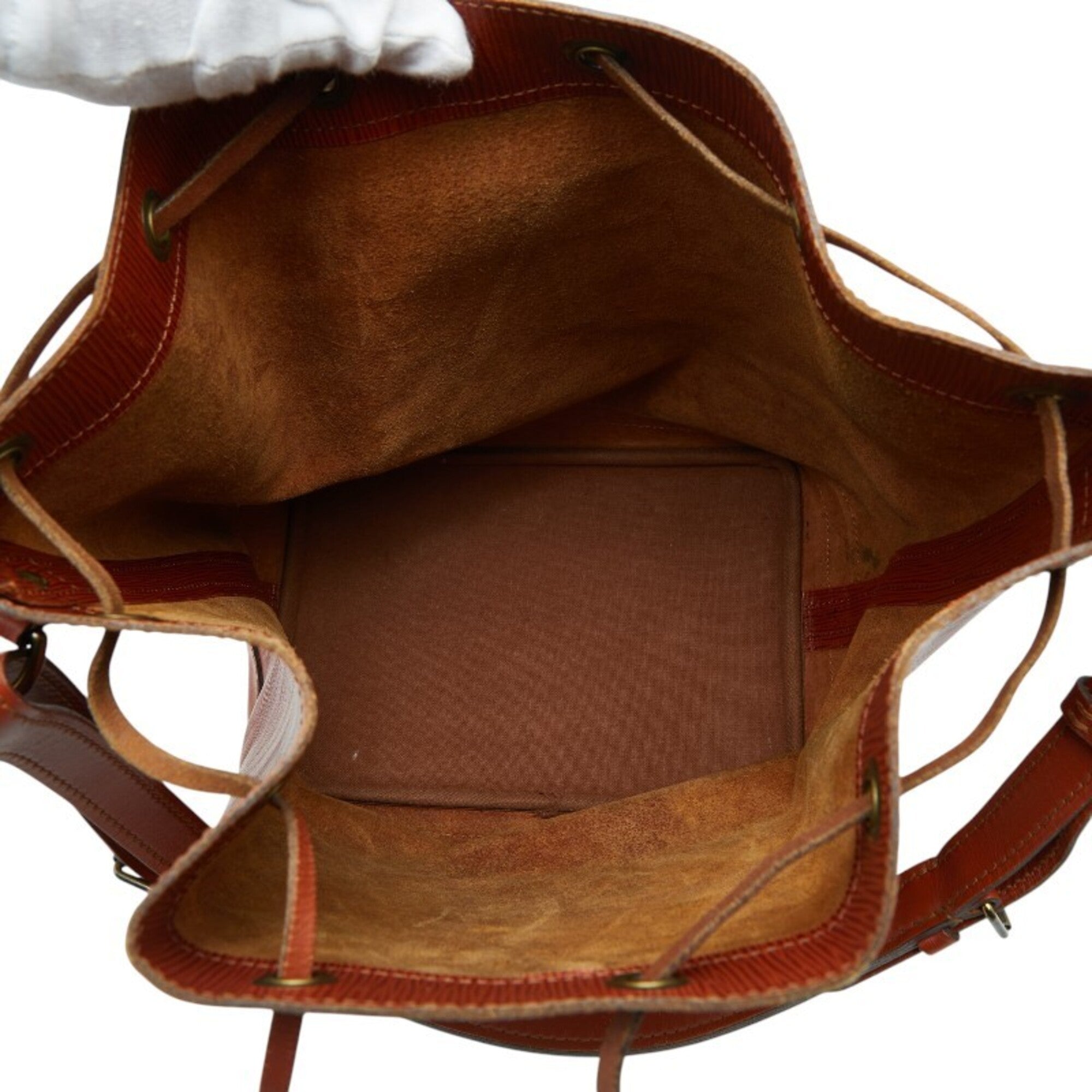 Louis Vuitton Epi Brown Leather Shoulder Bag (Pre-Owned)