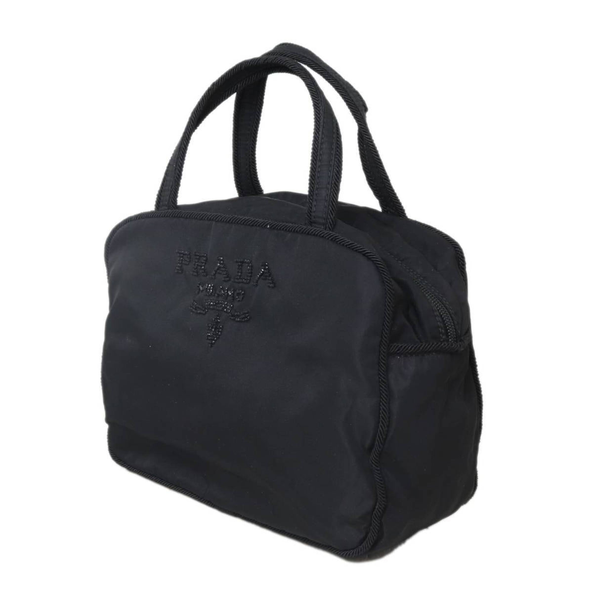 Prada Black Nylon Handbag (Pre-Owned)