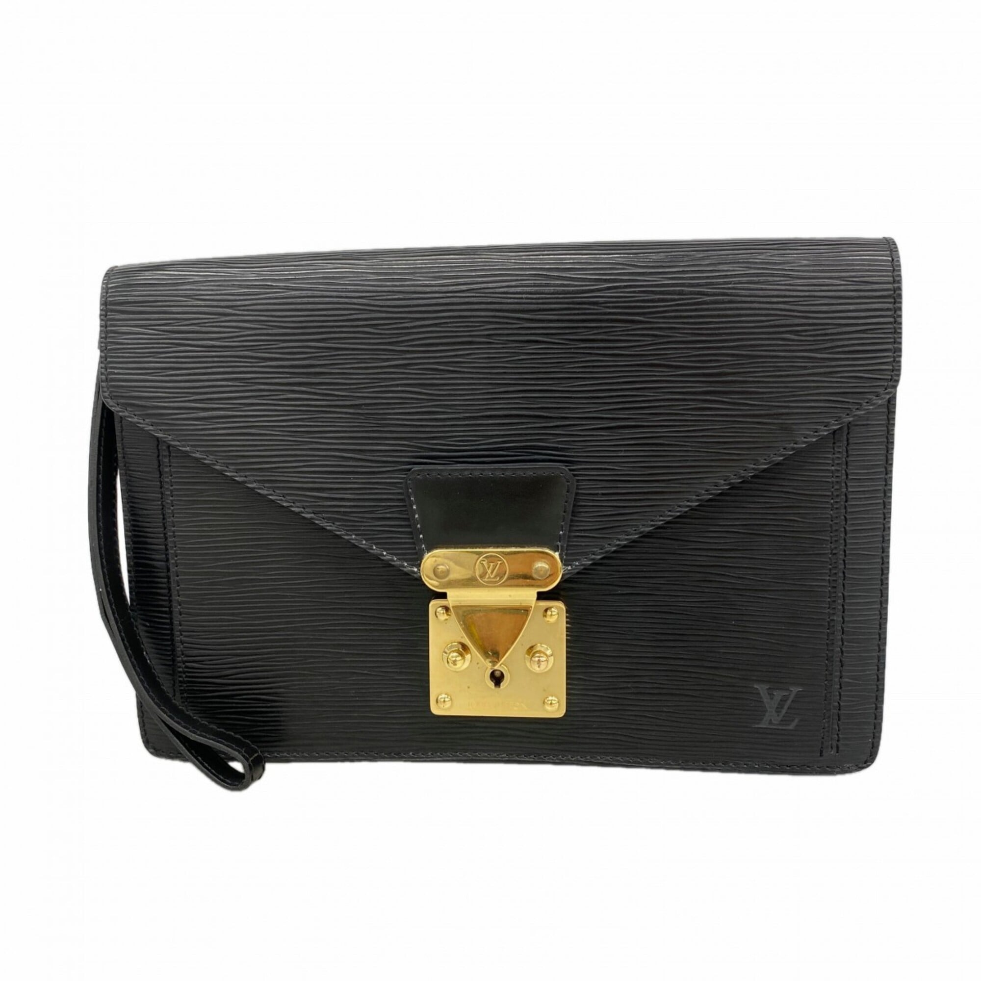 Louis Vuitton Noir Clutch Bag (Pre-Owned)