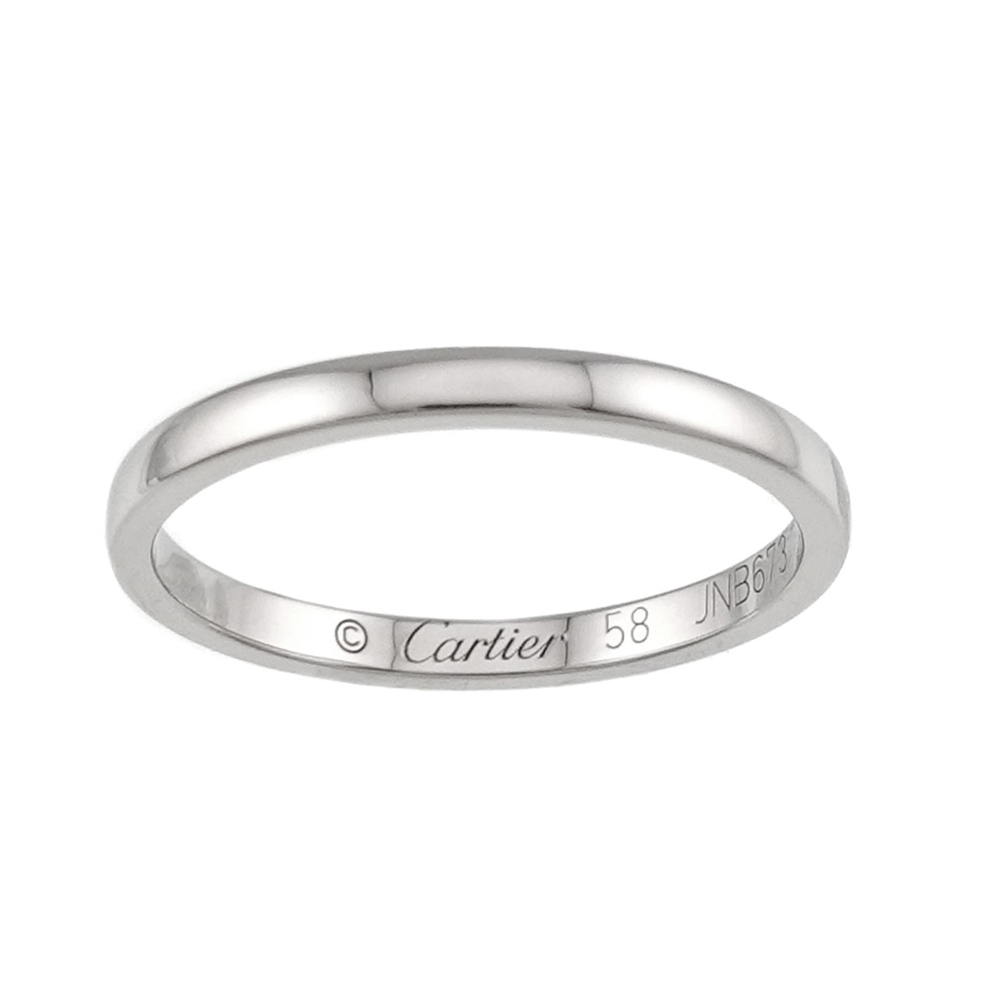 Cartier Platinum 950 Band Ring (Pre-Owned)