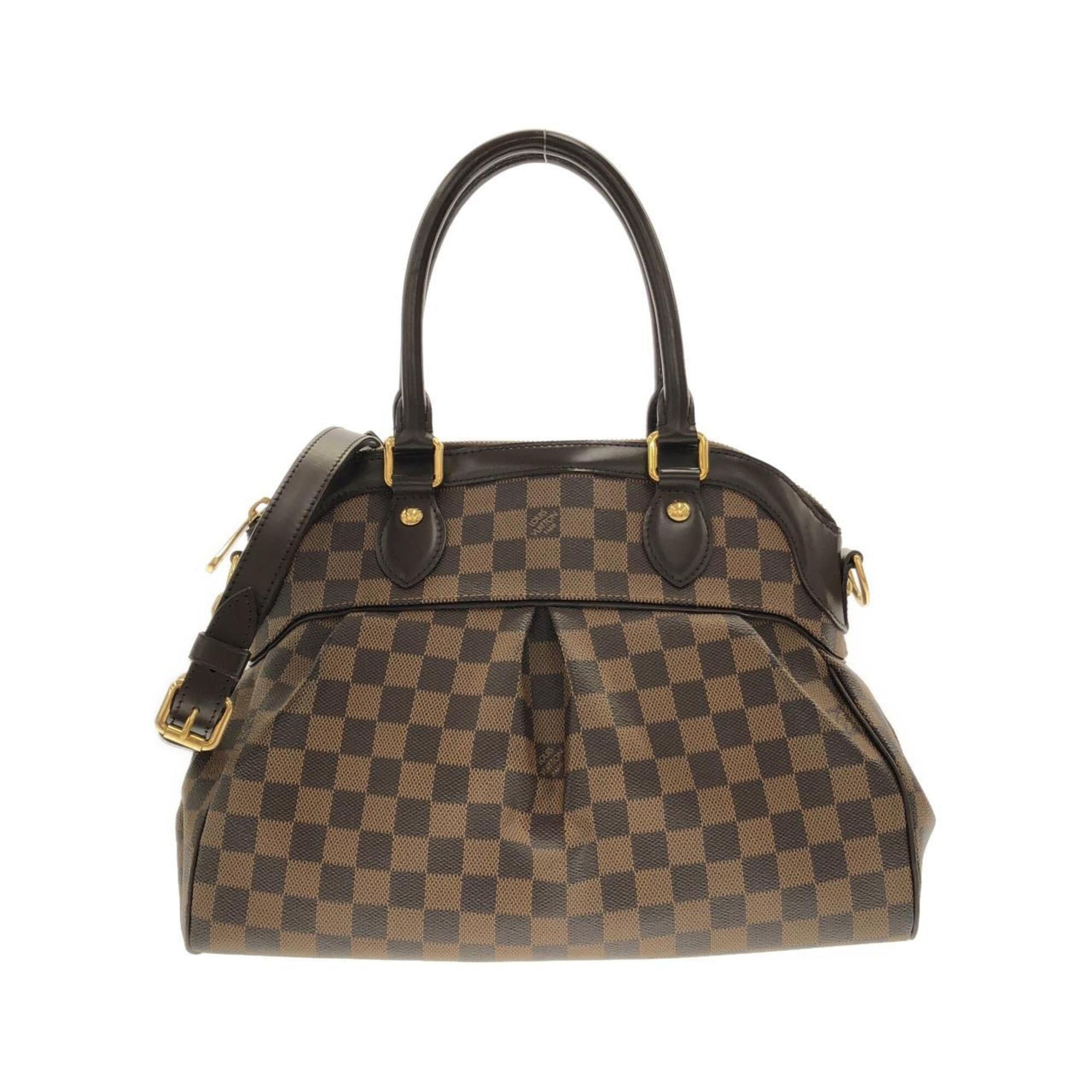Louis Vuitton Brown Coated Canvas Handbag (Pre-Owned)