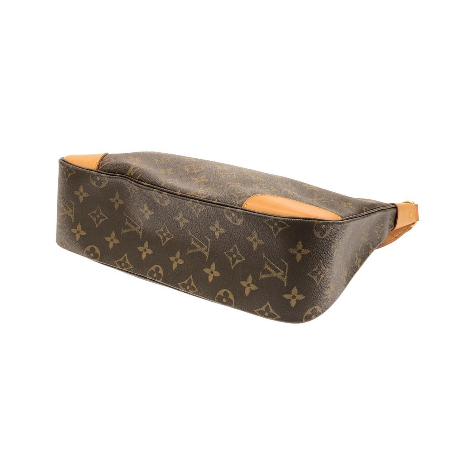 Louis Vuitton Monogram Marron Coated Canvas Shoulder Bag (Pre-Owned)