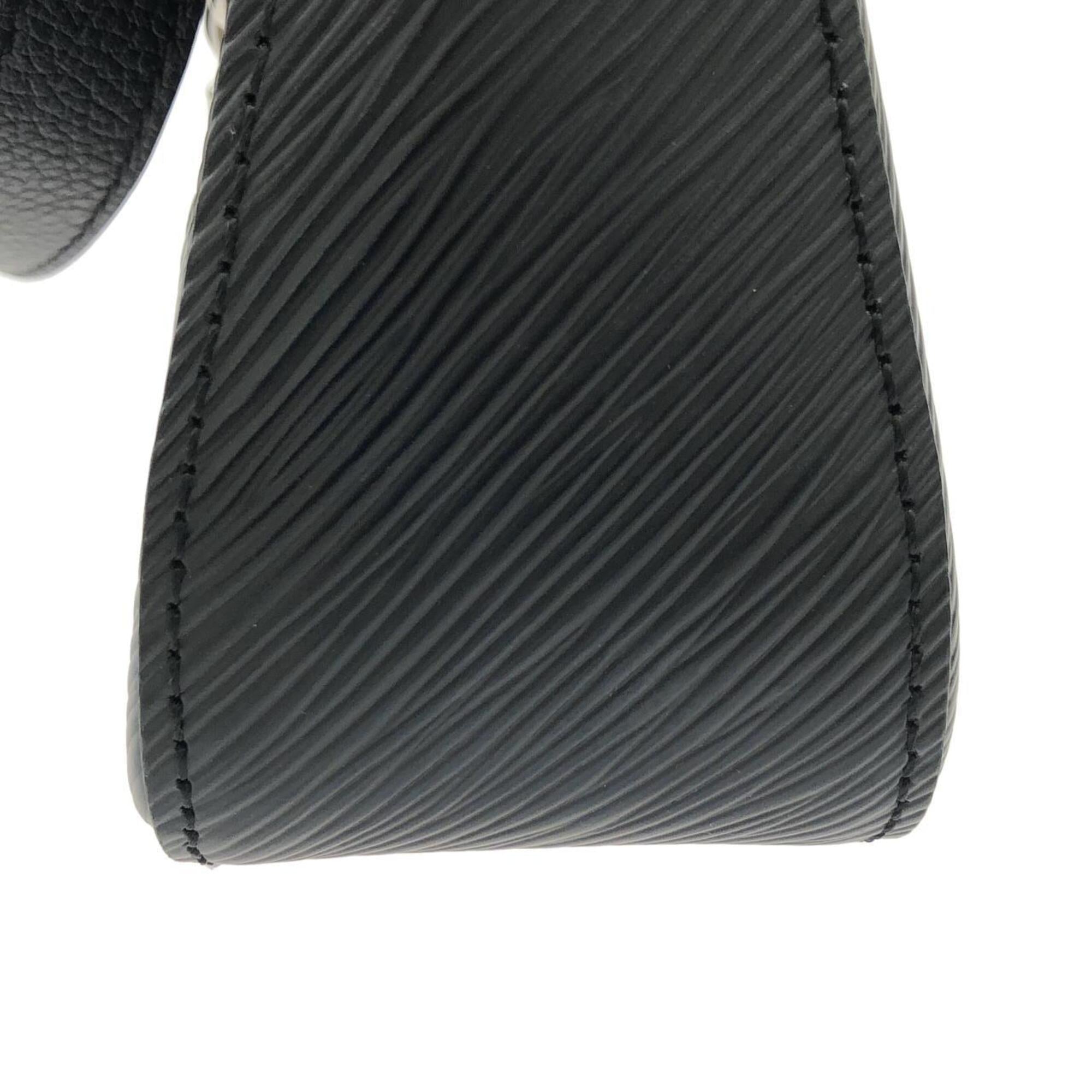 Louis Vuitton Black Leather Shoulder Bag (Pre-Owned)
