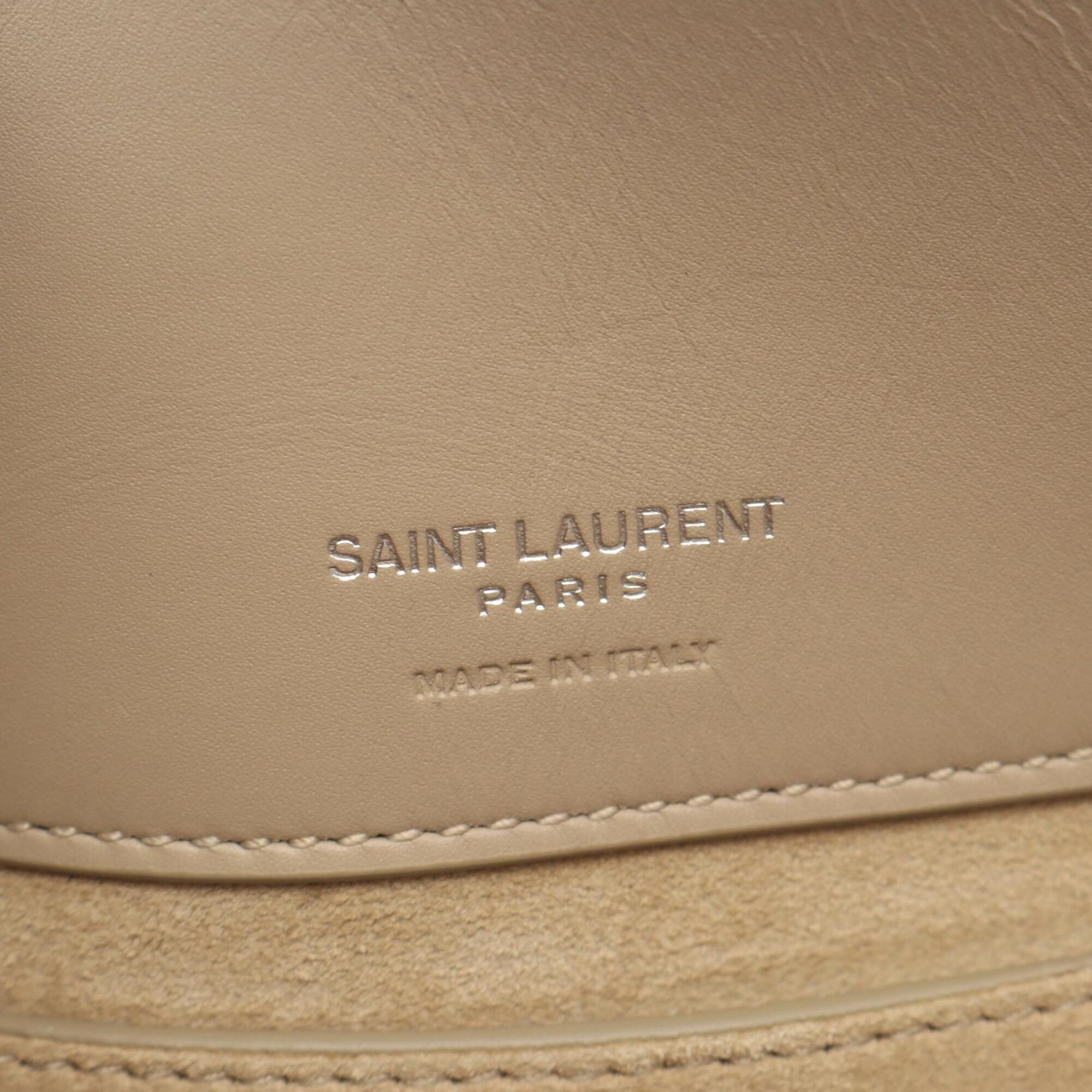 Yves Saint Laurent Beige Leather Handbag (Pre-Owned)