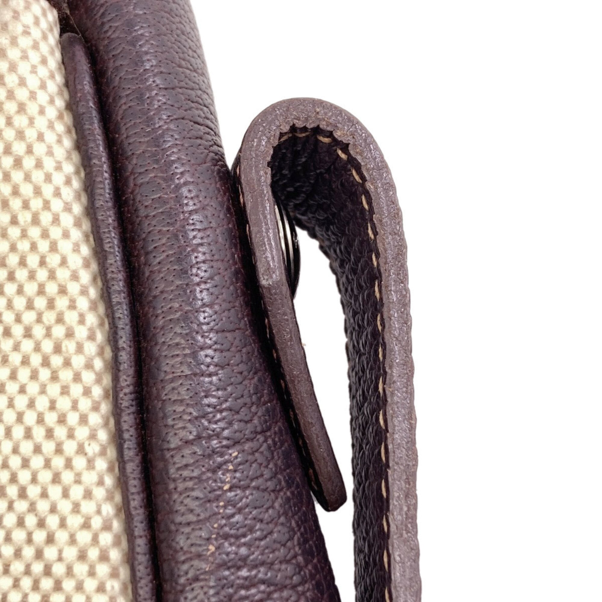 Hermes Beige Brown Toile H Shoulder Bag (Pre-Owned)