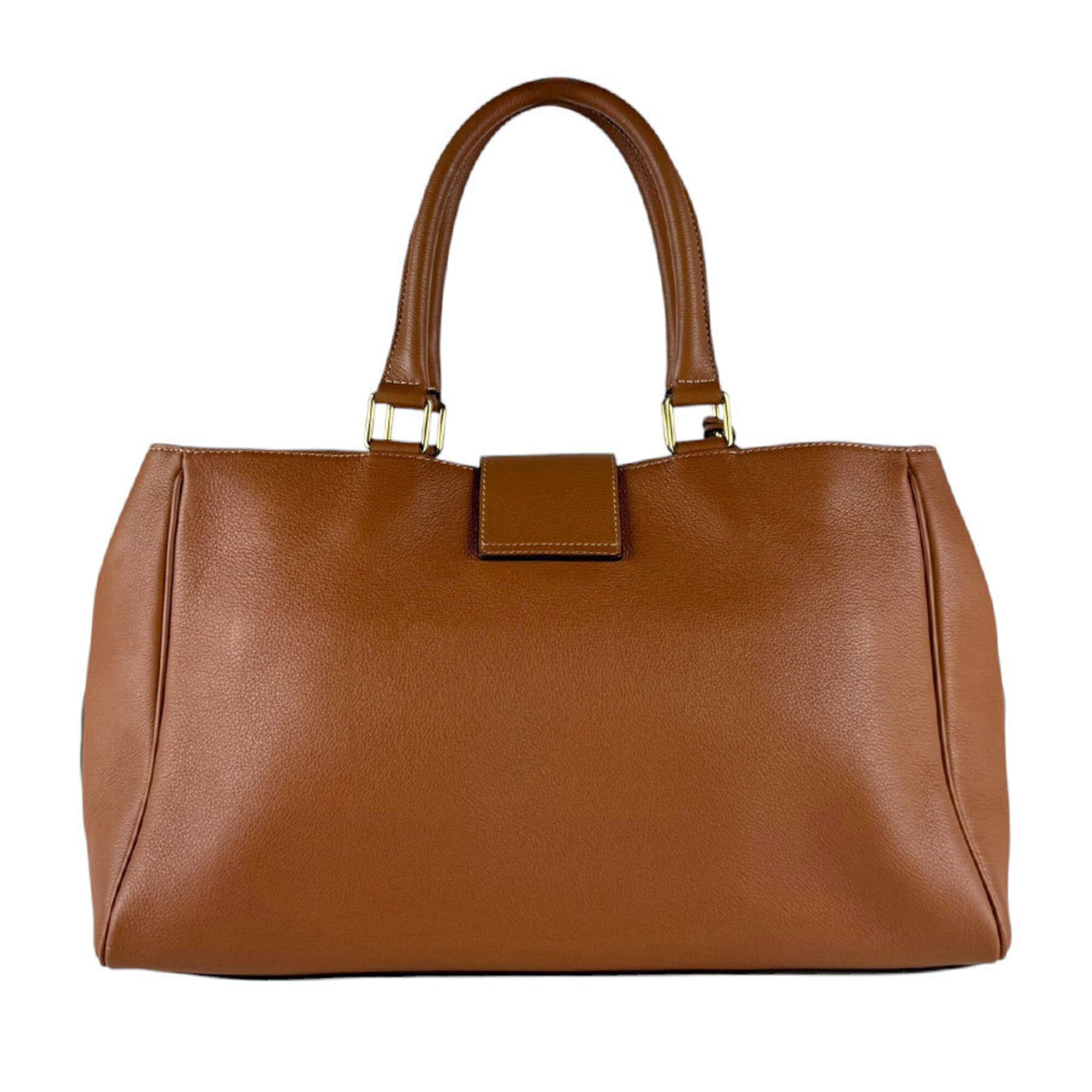 Celine Brown Leather Handbag (Pre-Owned)