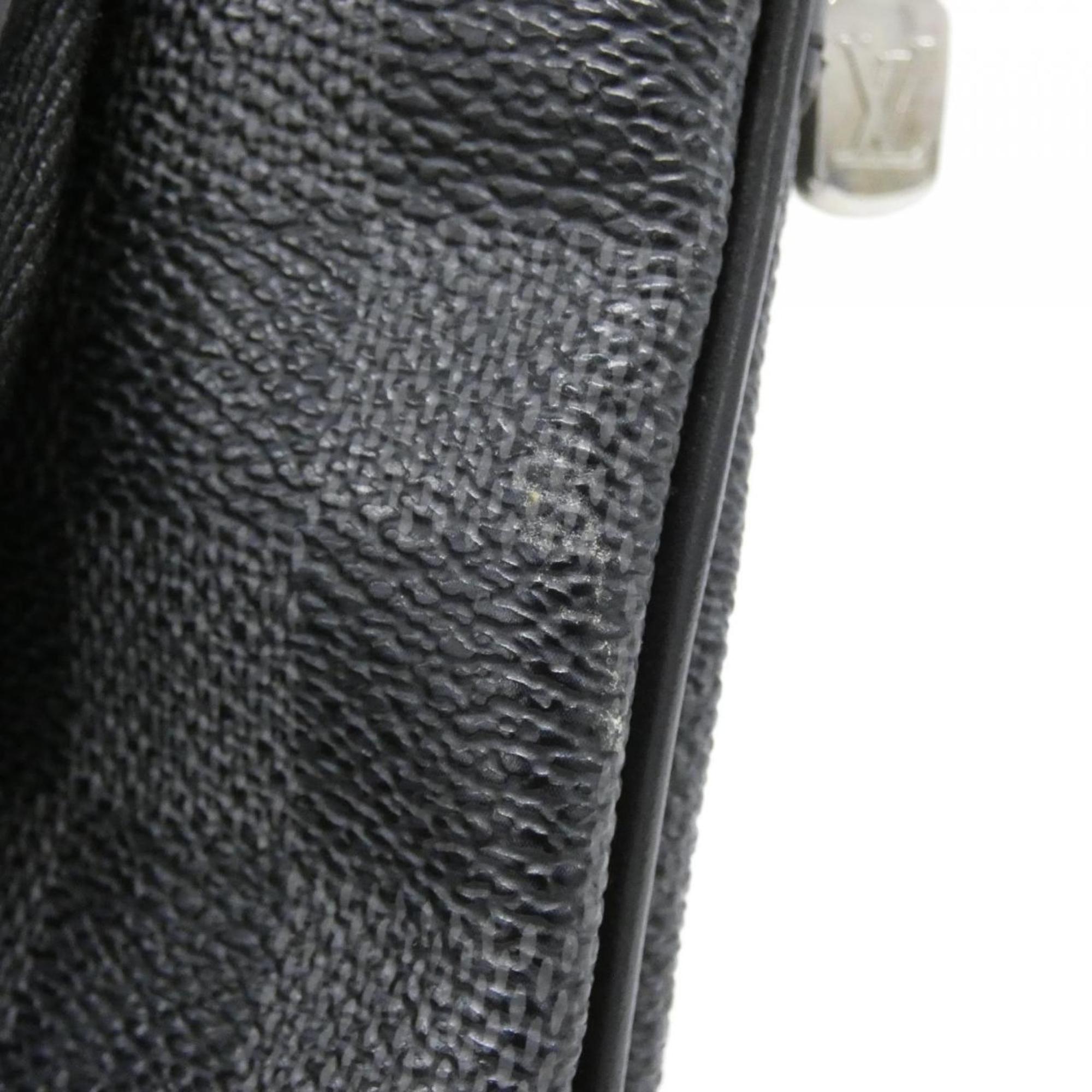 Louis Vuitton Damier Graphite Gray Damier Graphite Shoulder Bag (Pre-Owned)